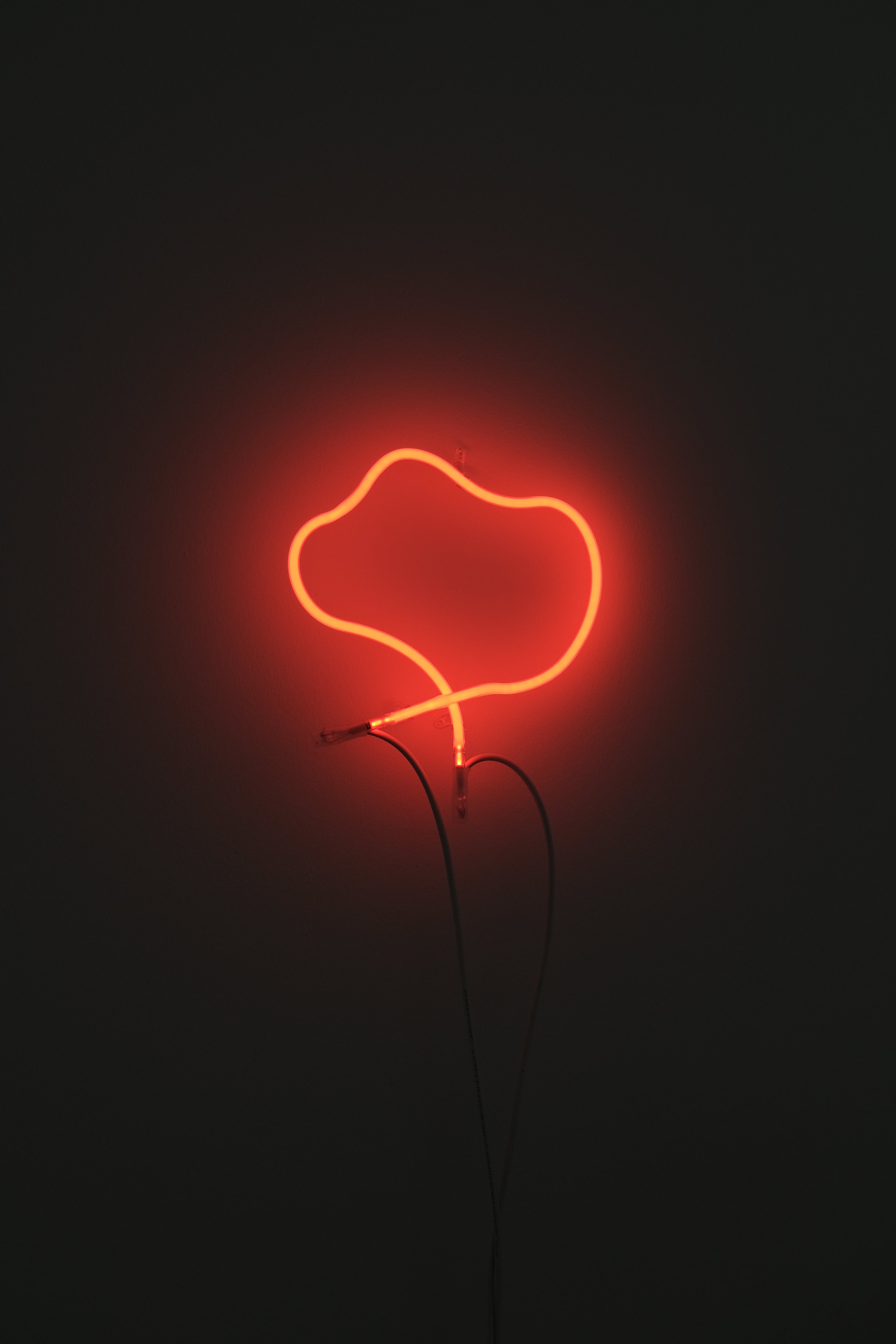 Neon wall lamp orange-Josefin Eklund-KIOSK48TH