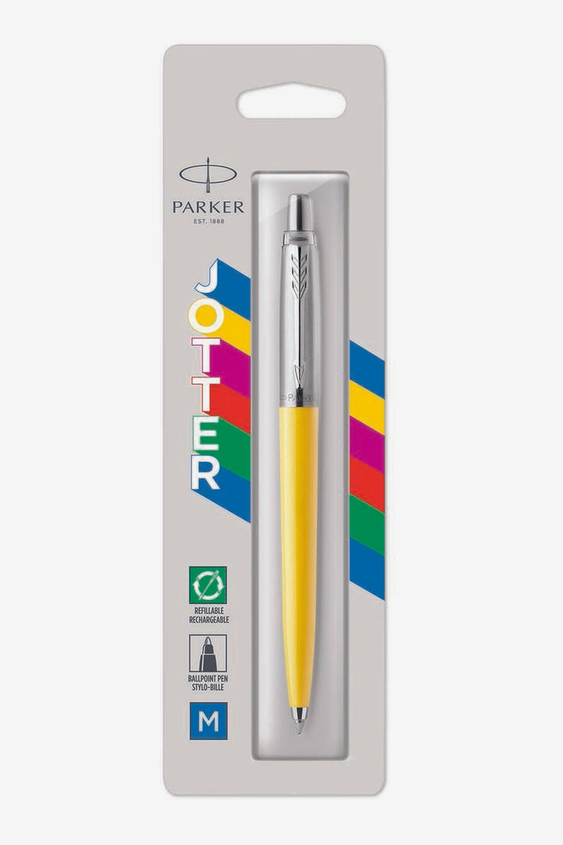 Jotter ballpoint pen yellow-Parker-KIOSK48TH