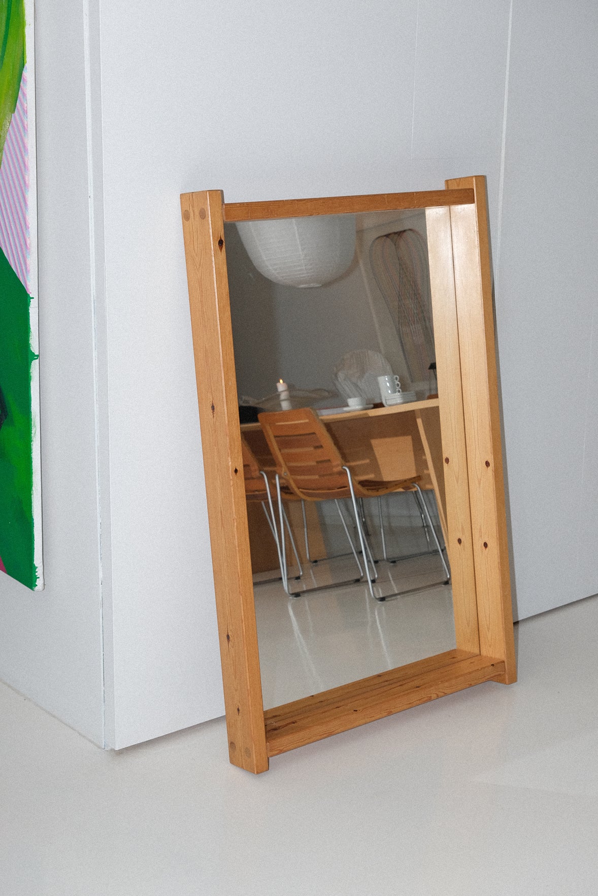 1980s Pine Mirror-Vintage-KIOSK48TH