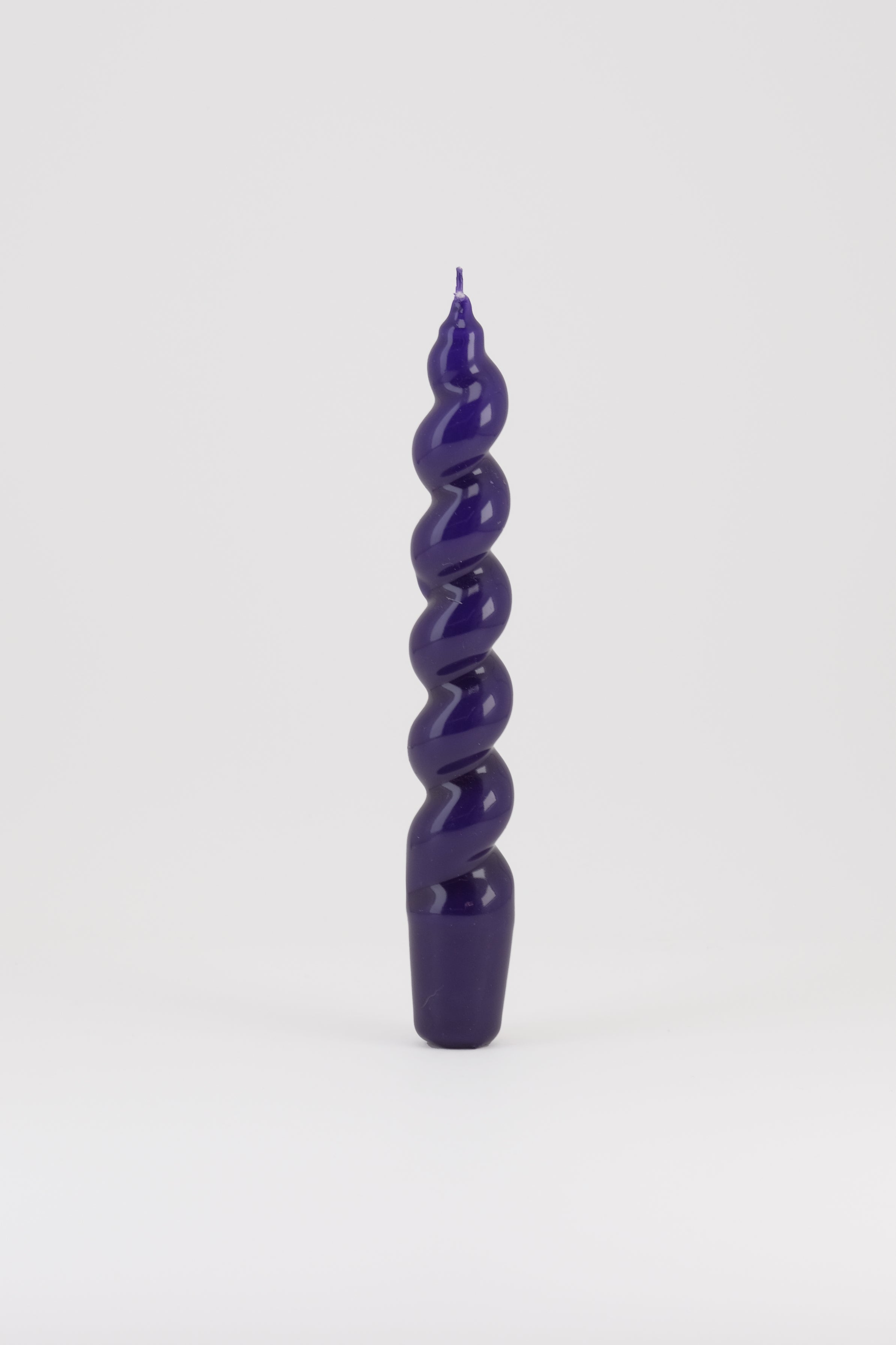 2 x spiral candle purple-Cereria-KIOSK48TH