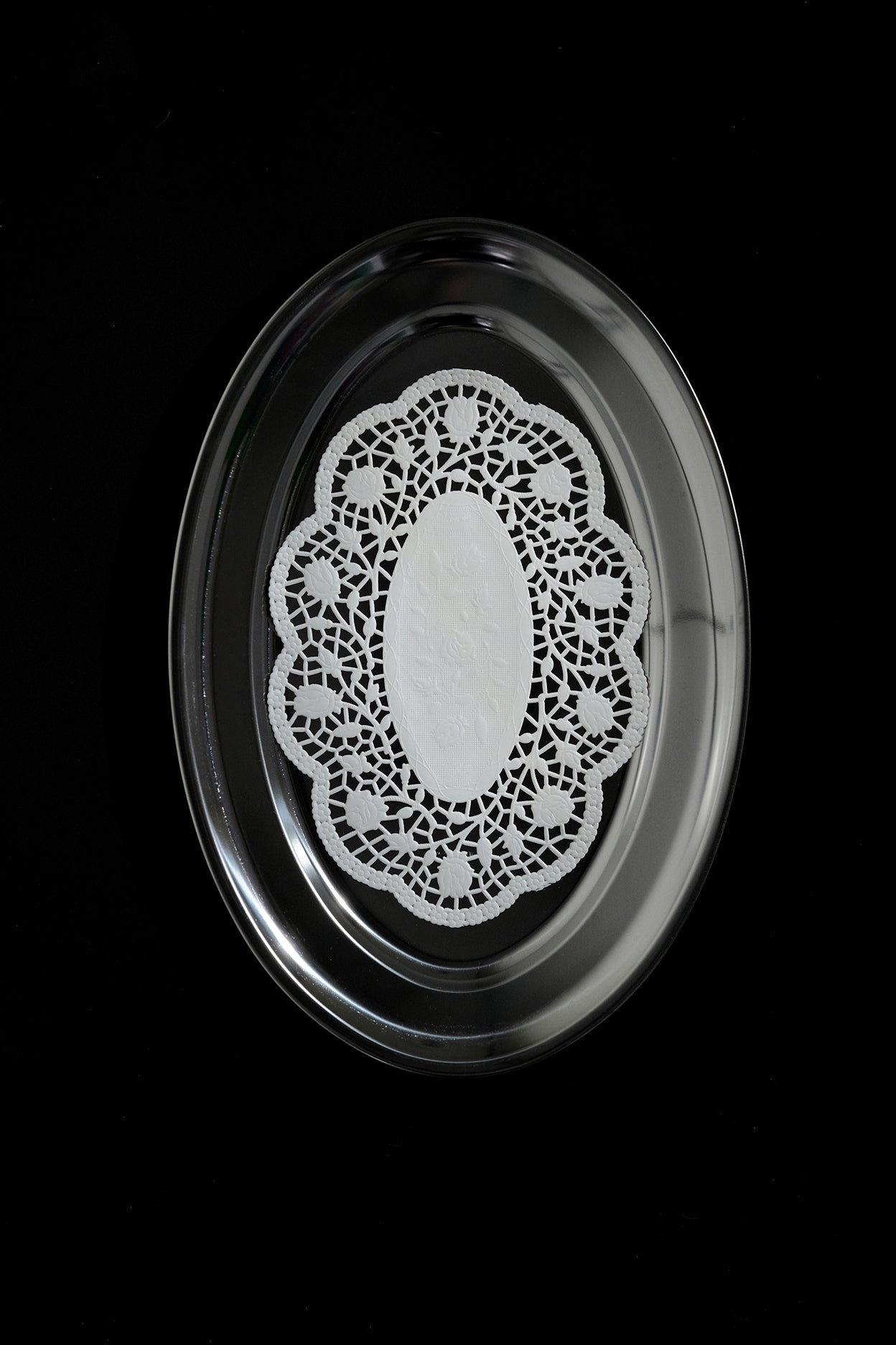 20 x Oval Paper Doilies-Inox-KIOSK48TH