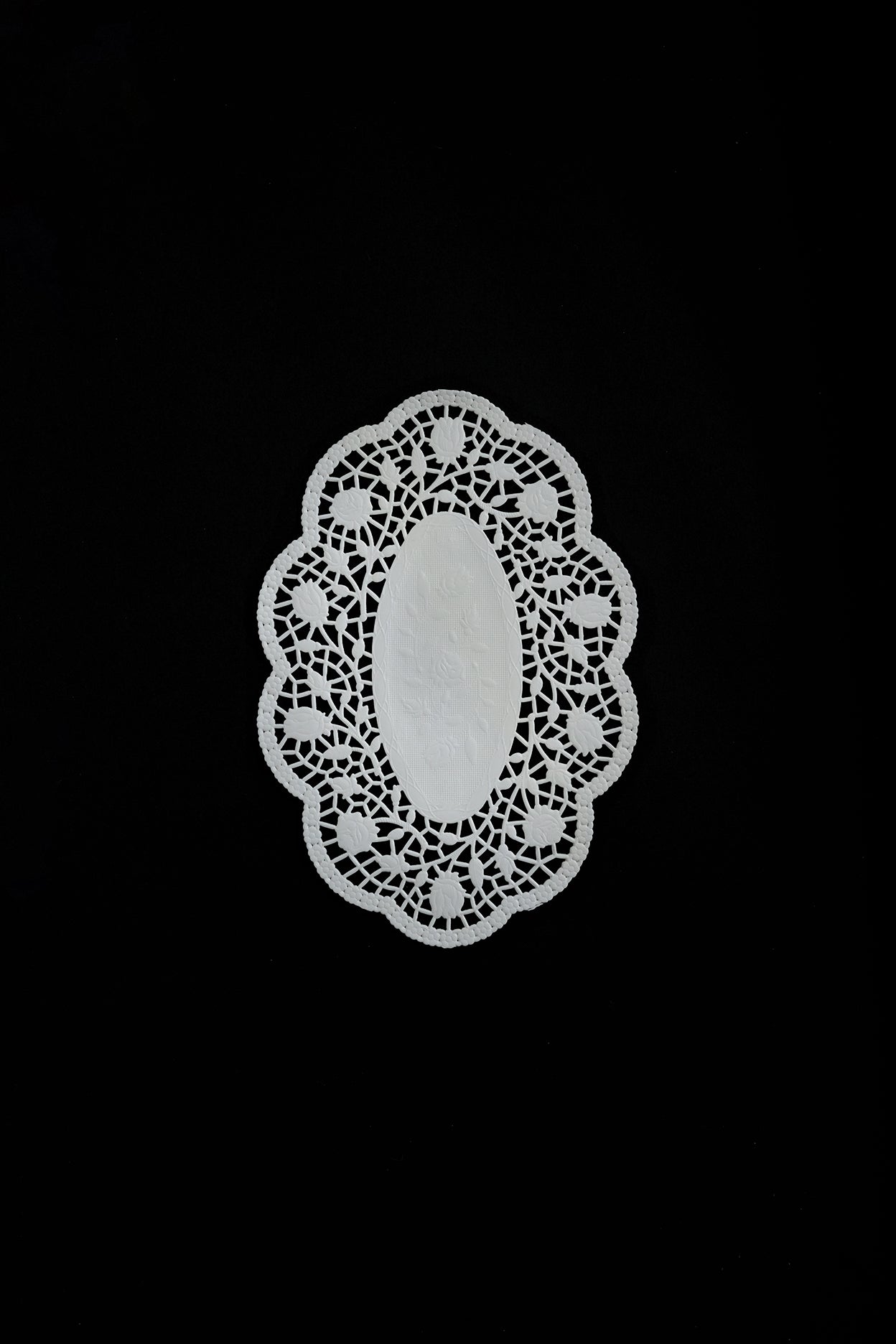 20 x Oval Paper Doilies-Inox-KIOSK48TH