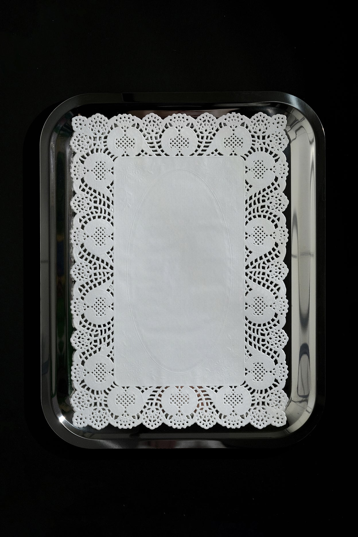 20 x Rectangular Paper Doilies-Inox-KIOSK48TH