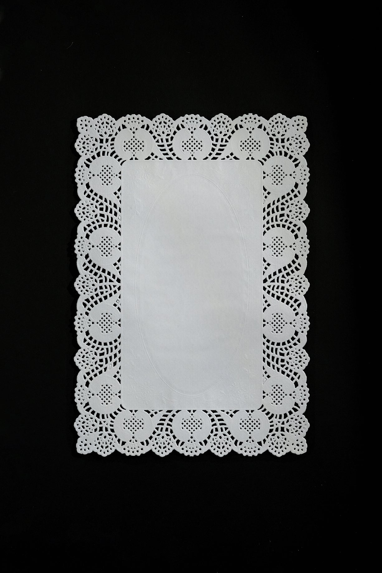 20 x Rectangular Paper Doilies-Inox-KIOSK48TH
