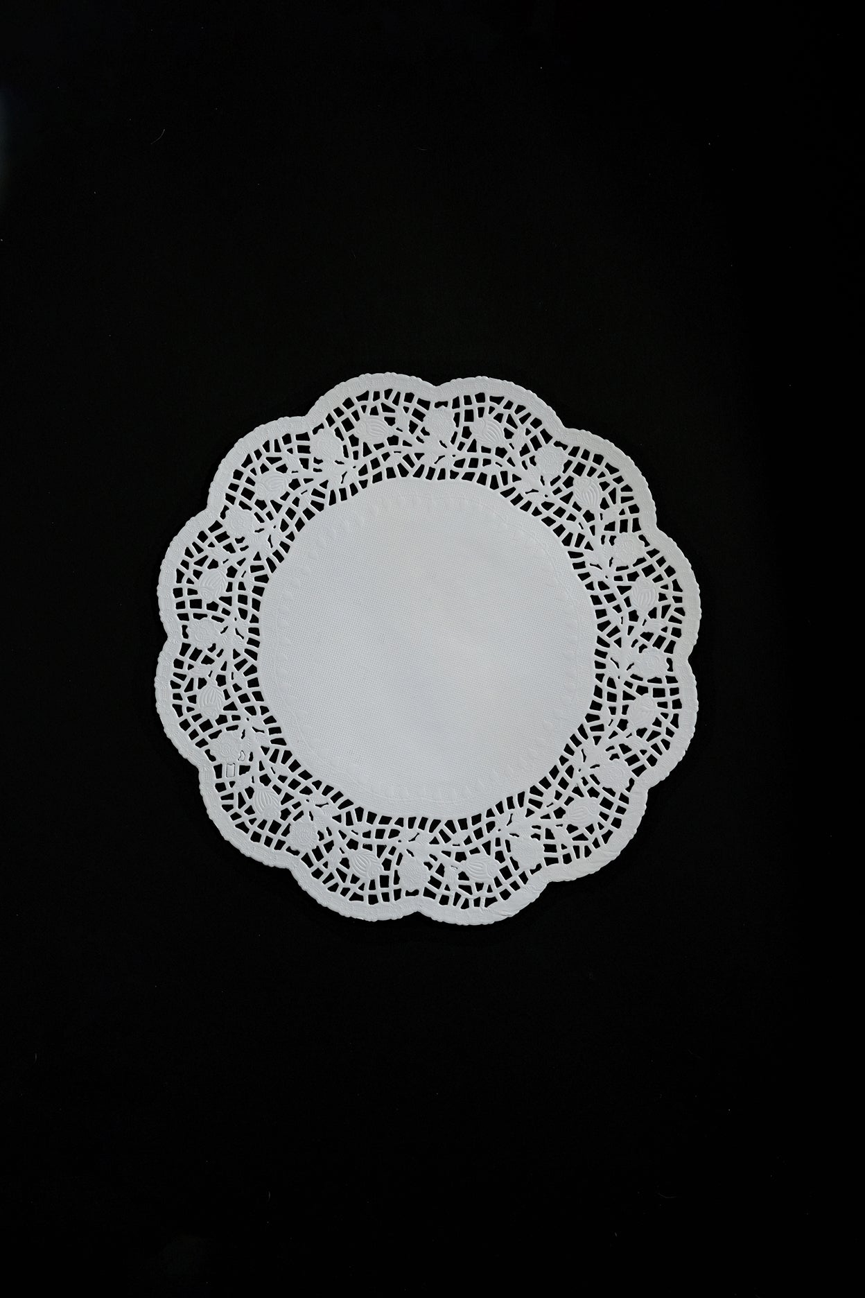 20 x Round Paper Doilies-Inox-KIOSK48TH