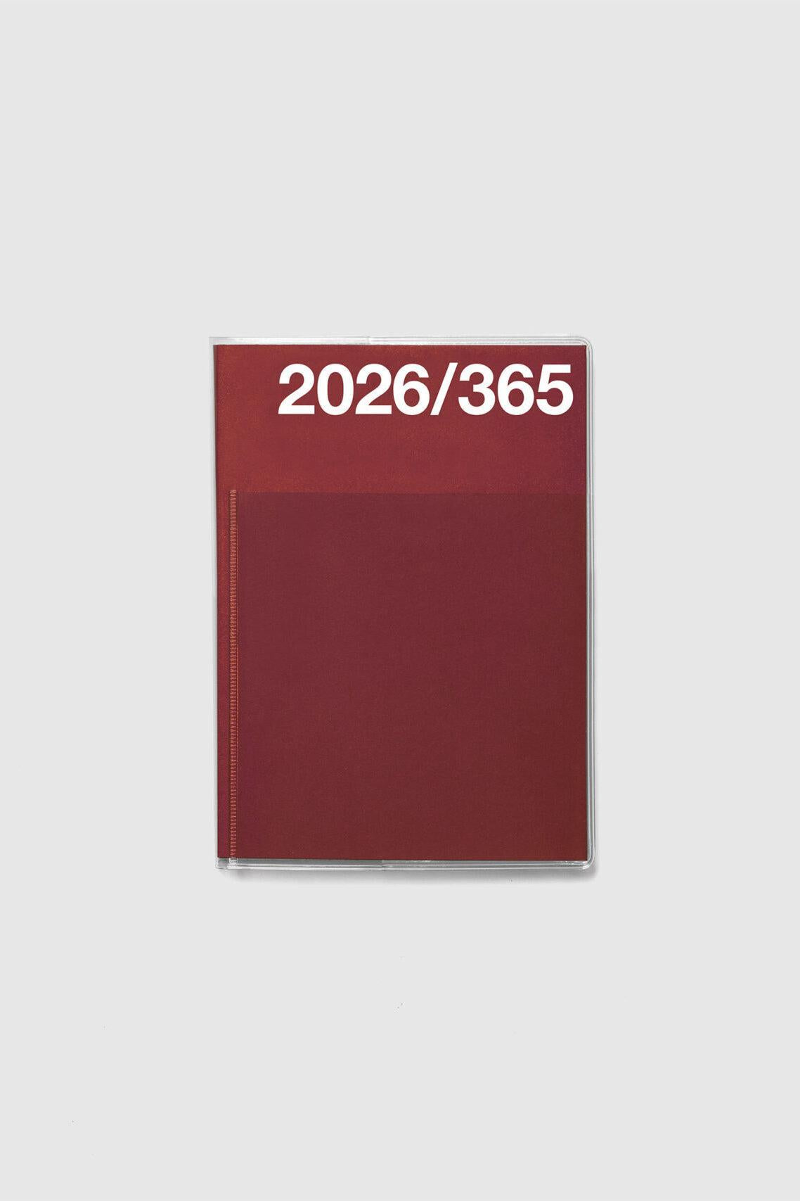 2026 Planner Burgundy-Stationery-KIOSK48TH