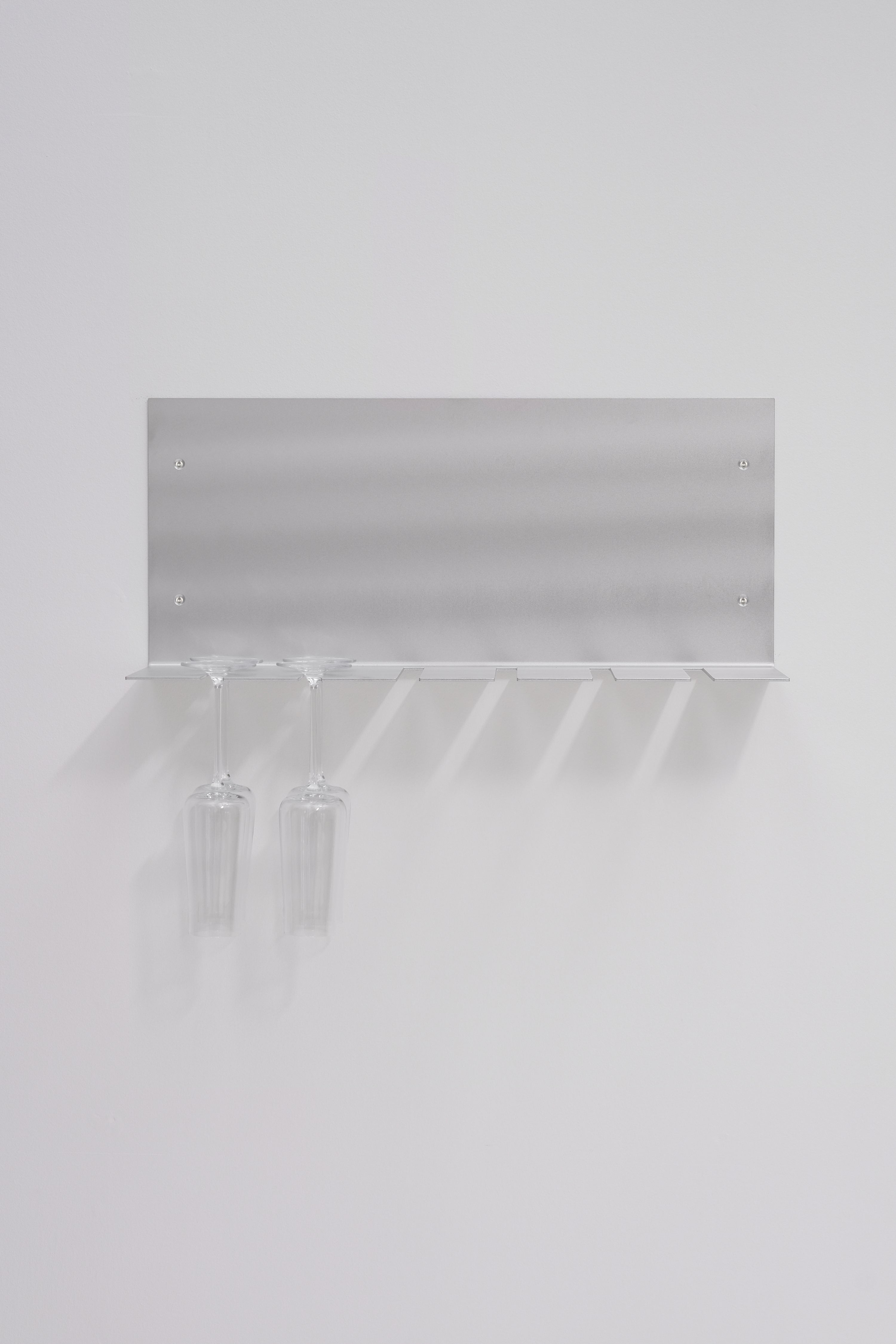 Aluminium Glass Rack 60 cm / Sample-KIOSK48TH-KIOSK48TH
