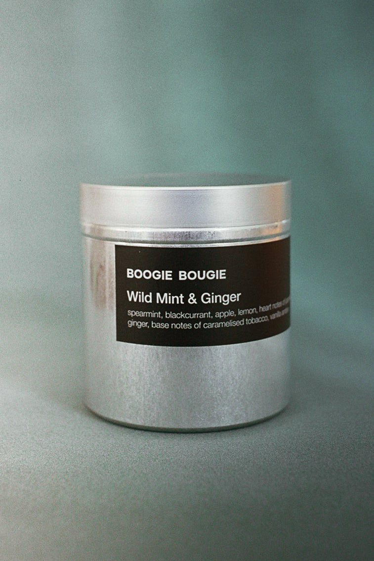 Scented Candle Wild Mint & Ginger-Boogie Bougie-KIOSK48TH