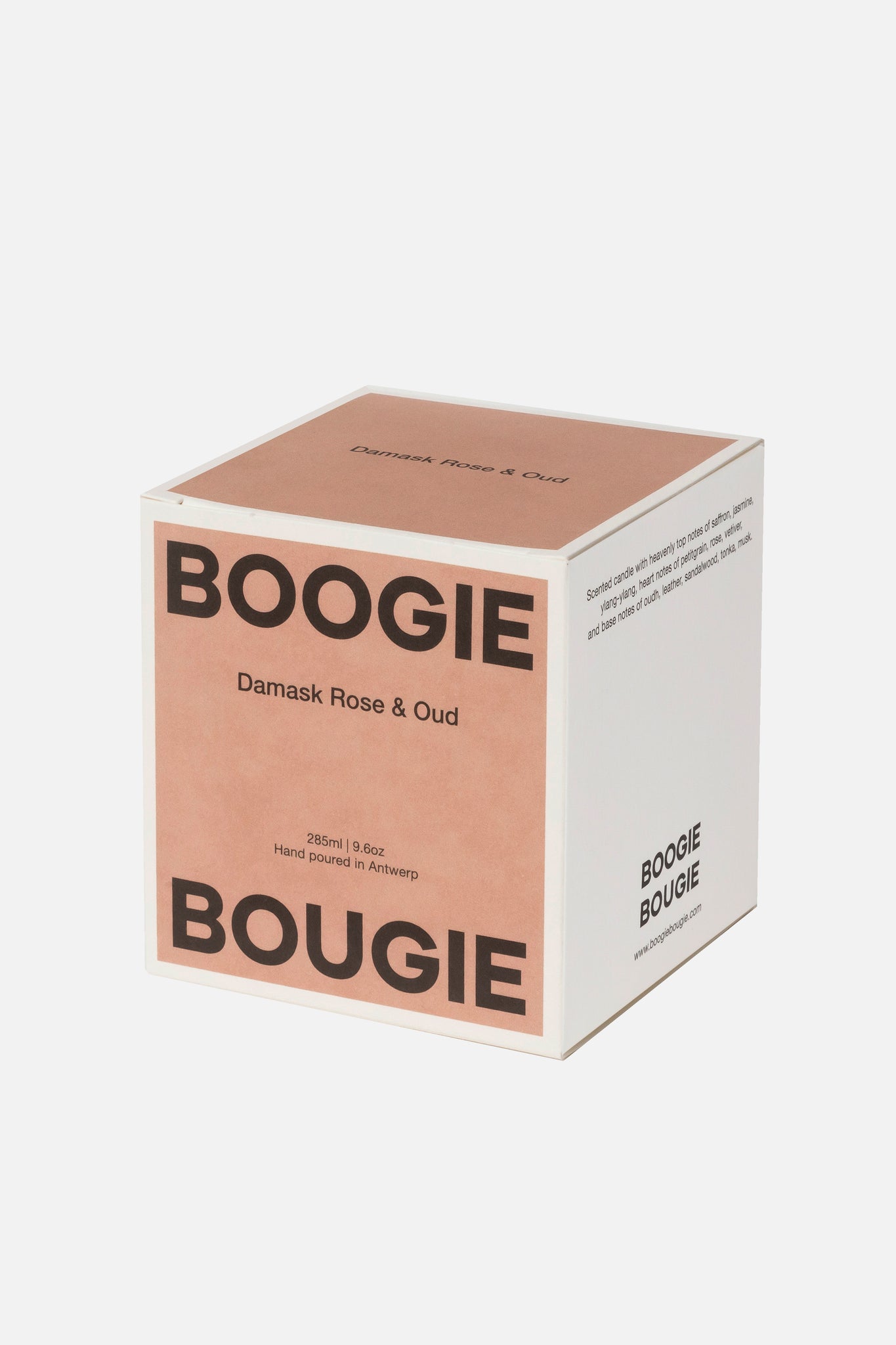 Scented Candle Damask Rose & Oud-Boogie Bougie-KIOSK48TH