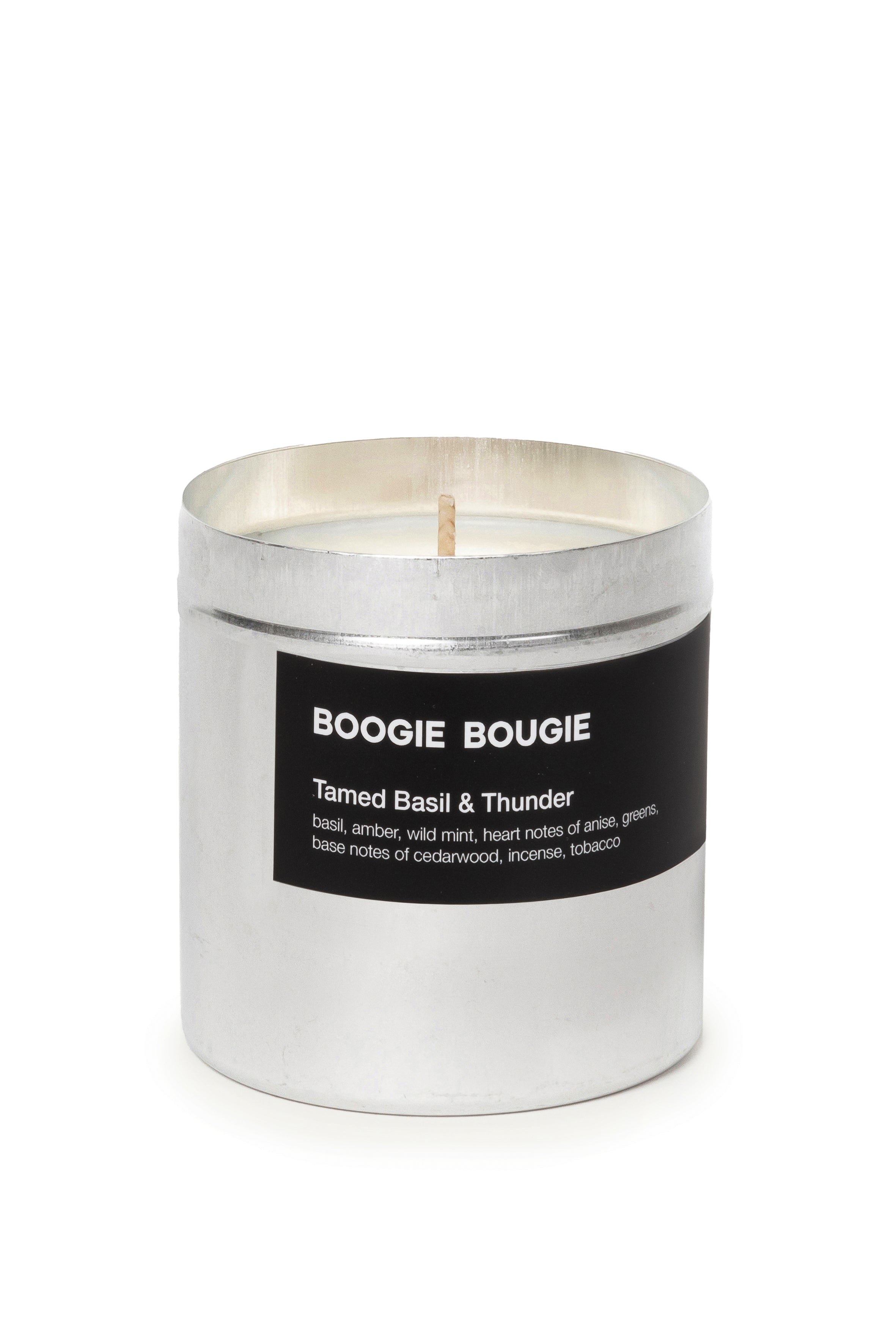 Scented Candle Tamed Basil & Thunder-Boogie Bougie-KIOSK48TH