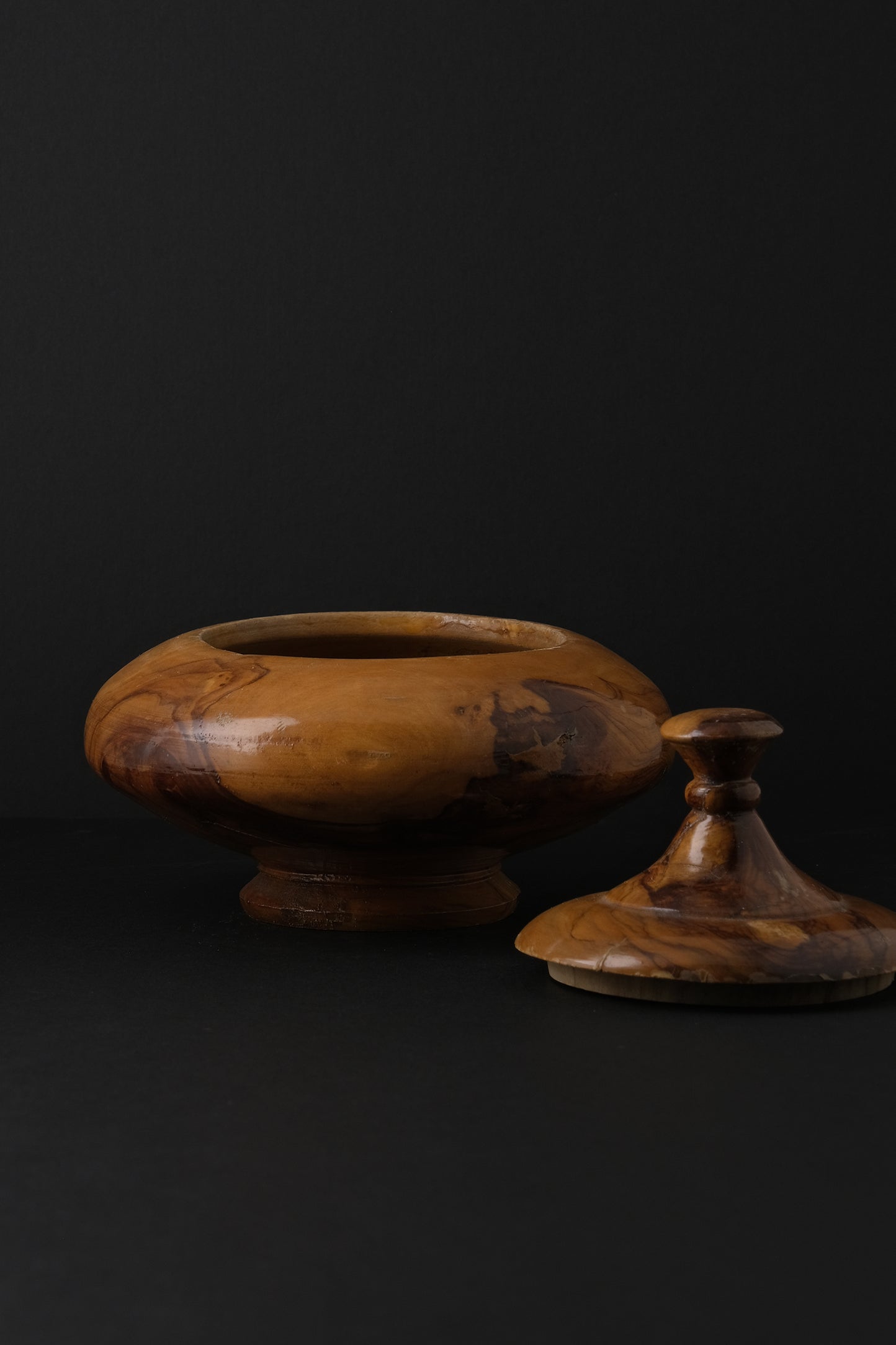 Curved Wood Bonbonniere-Vintage-KIOSK48TH