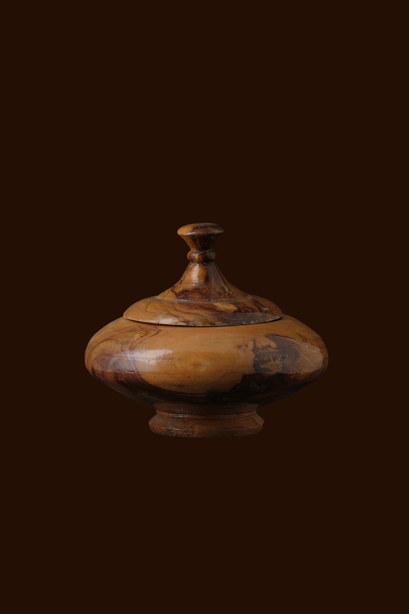 Curved Wood Bonbonniere-Vintage-KIOSK48TH