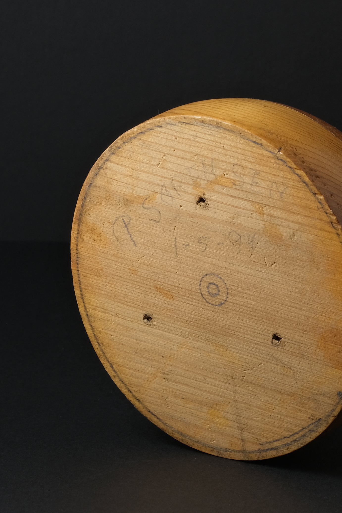 Tall Turned Wood Bowl-Vintage-KIOSK48TH