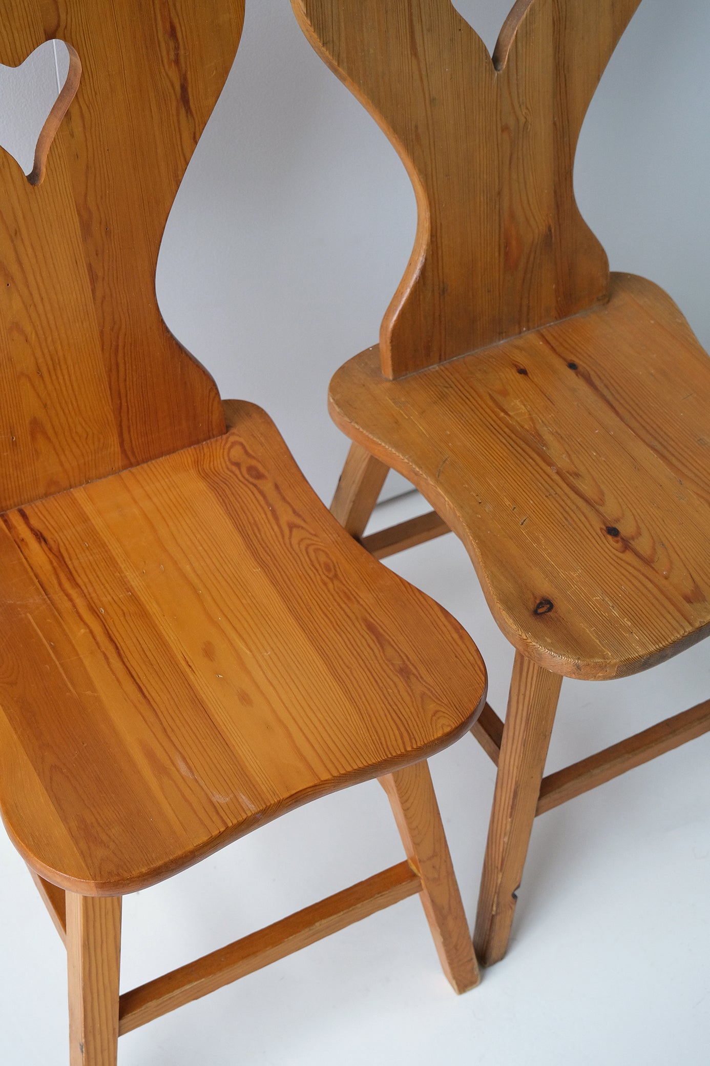 70s Pine Chairs Set of 2-Vintage-KIOSK48TH