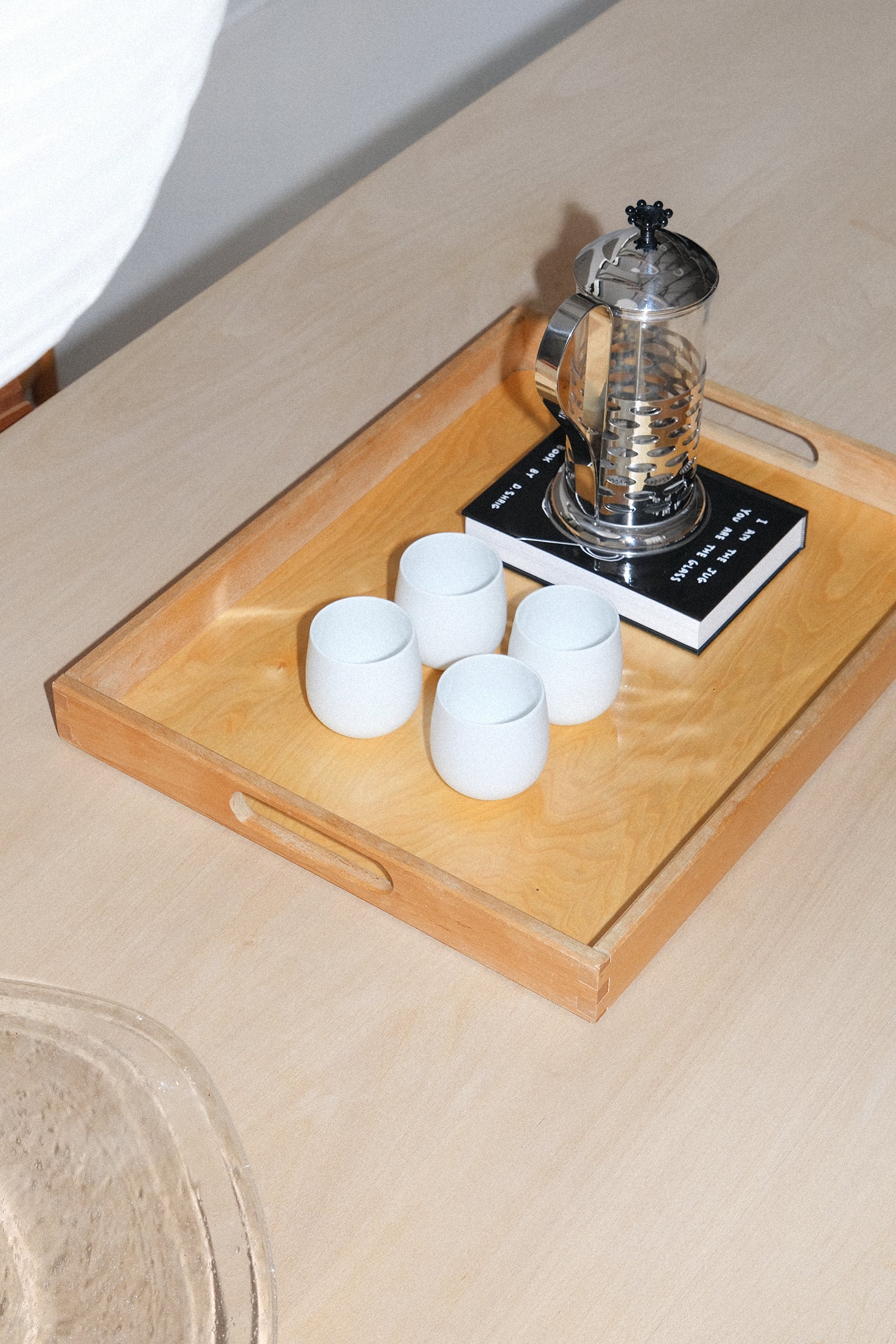 Large Beech Tray-Vintage-KIOSK48TH