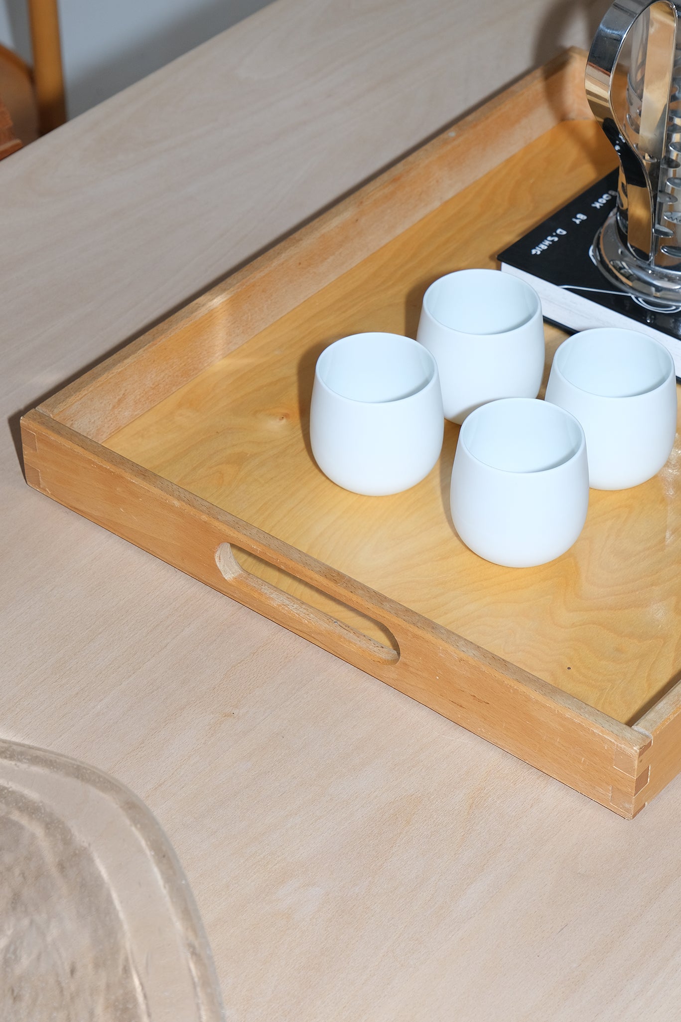 Large Beech Tray-Vintage-KIOSK48TH