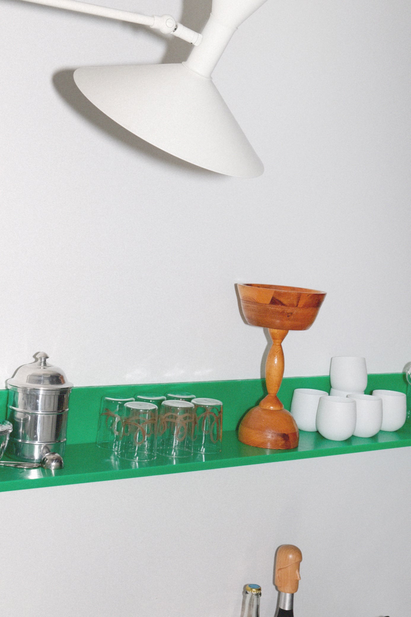 Tall Turned Wood Bowl-Vintage-KIOSK48TH