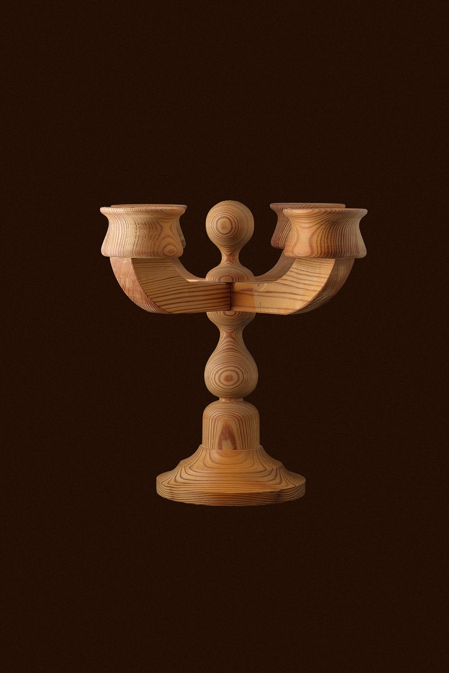 Pine Candle Holder