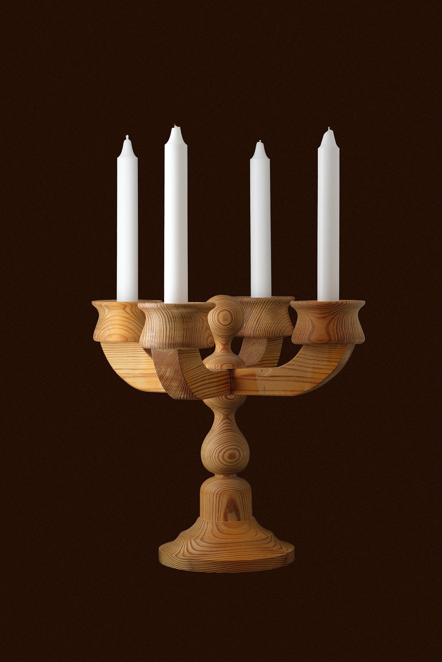 Pine Candle Holder