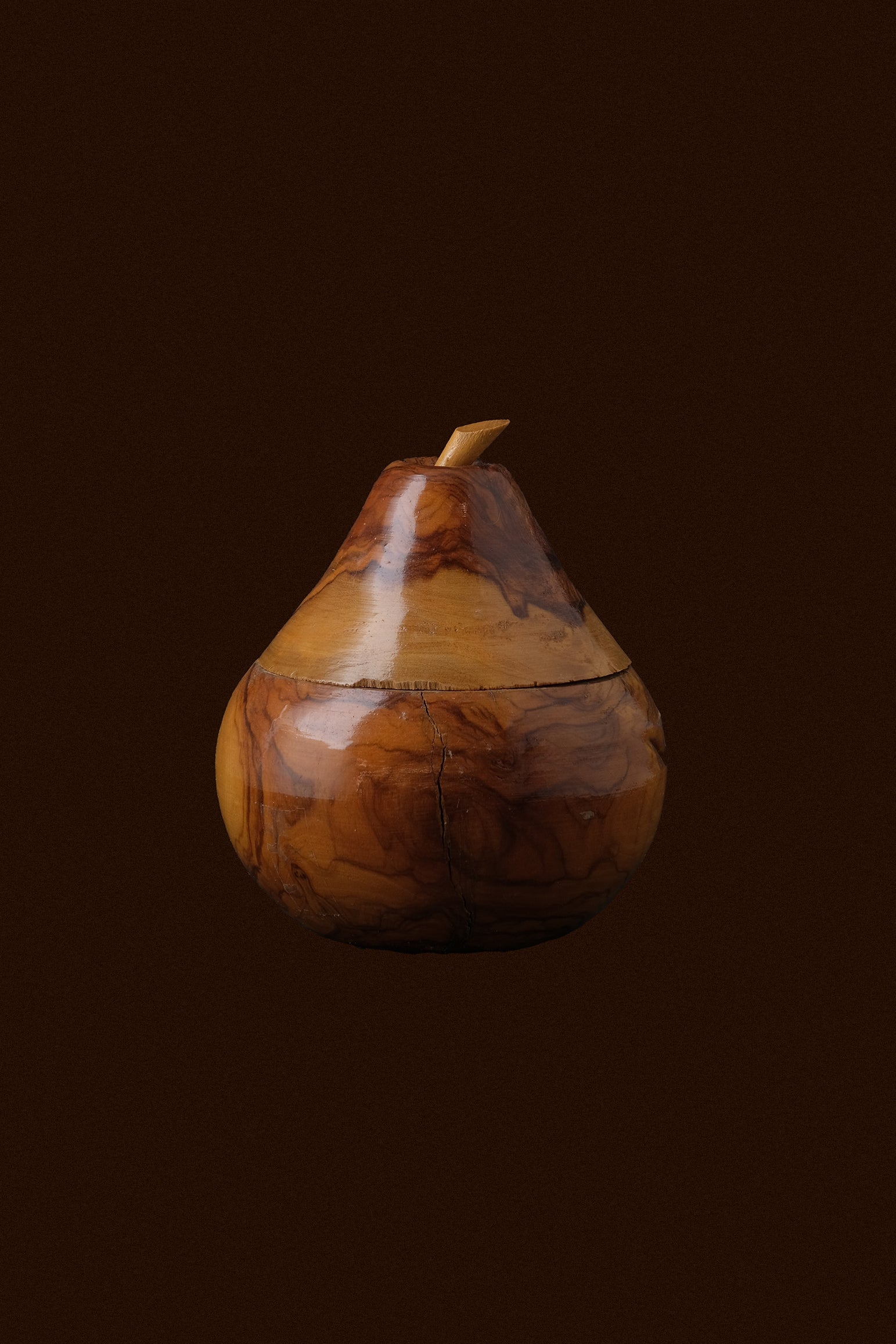 Pear Wood Jar
