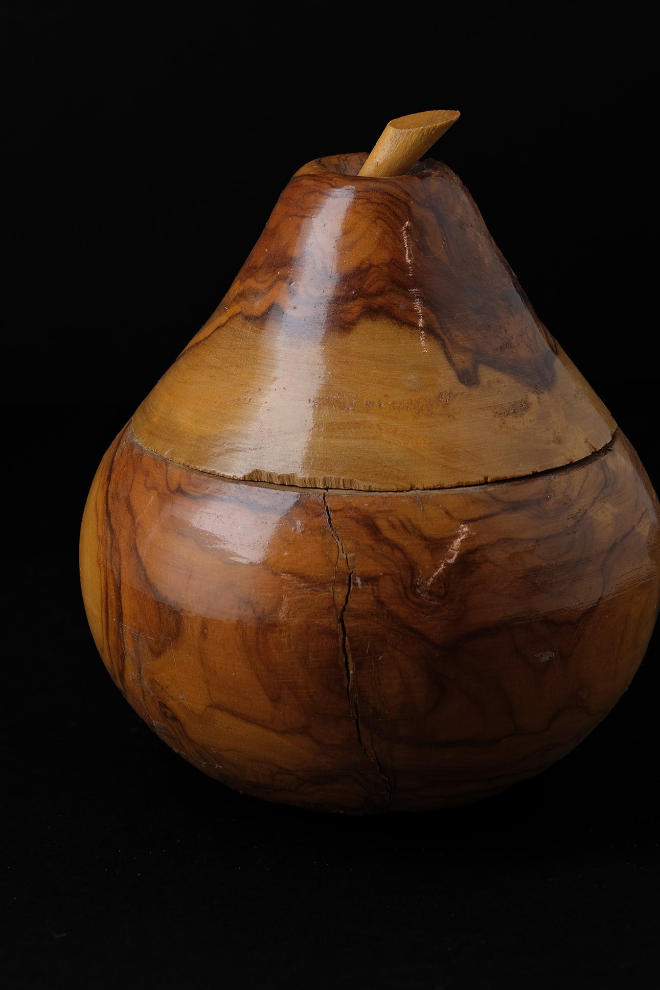 Pear Wood Jar