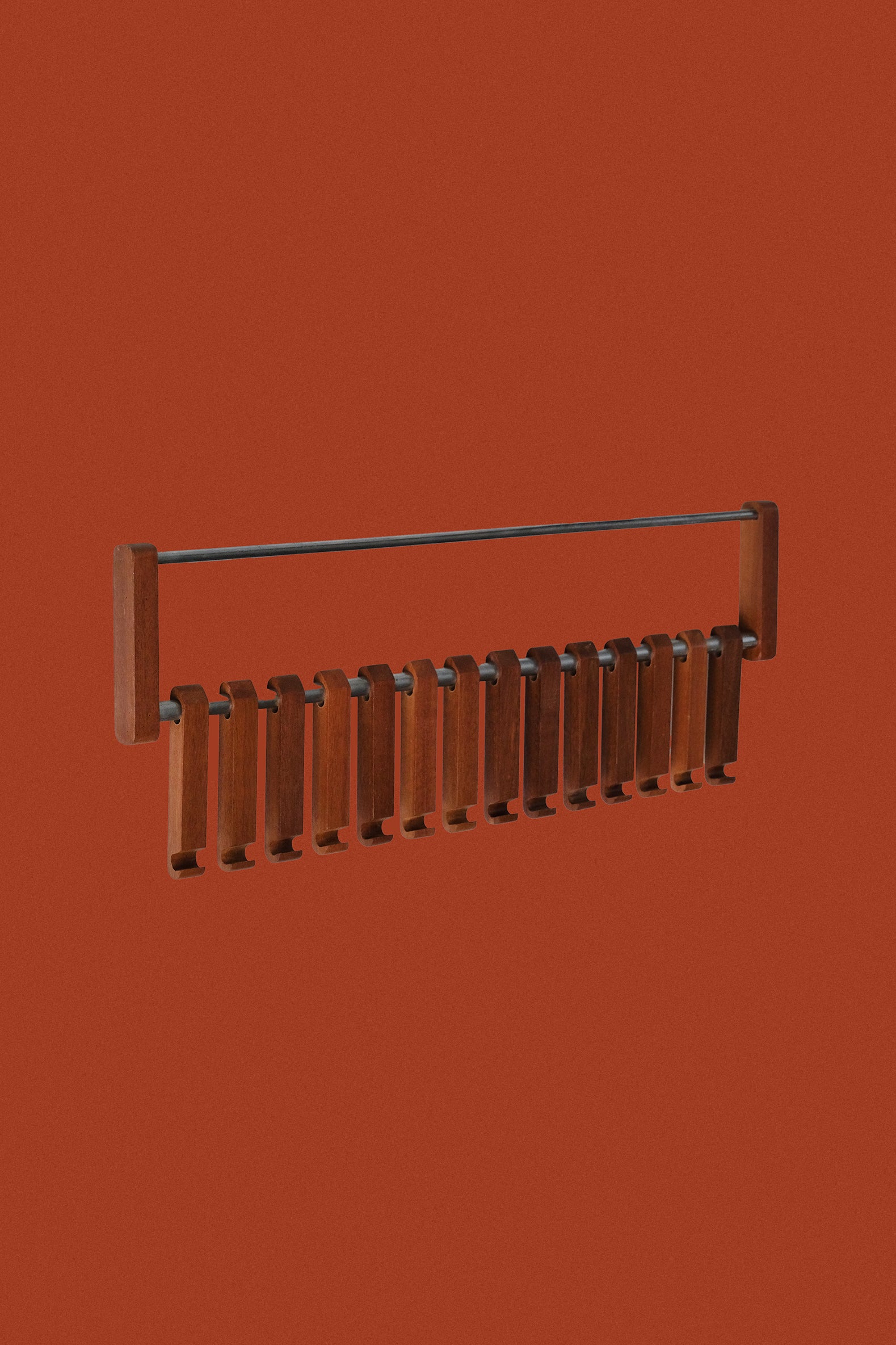 Teak Knagerække