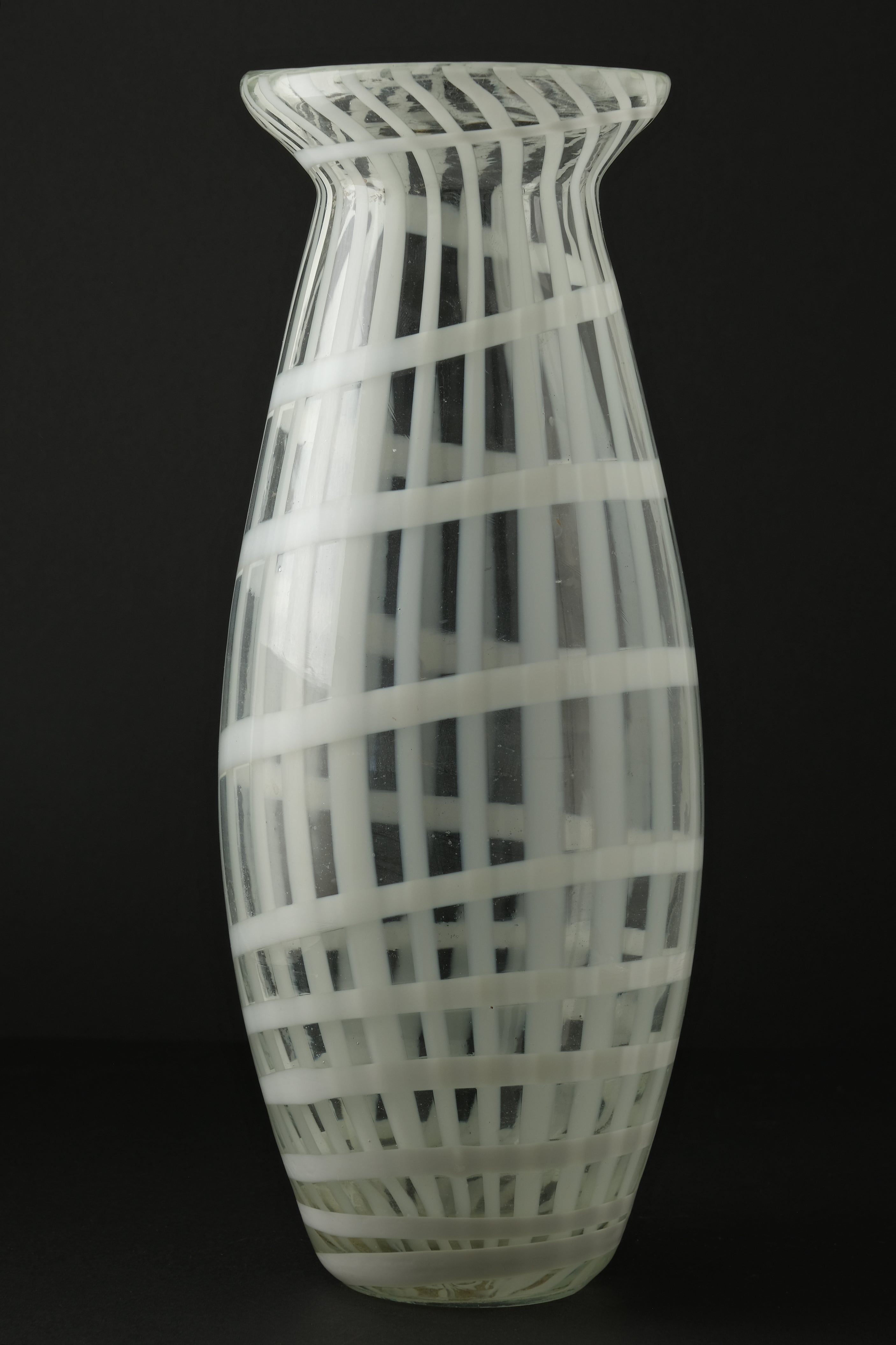 Grid Pattern Vase-Vintage-KIOSK48TH