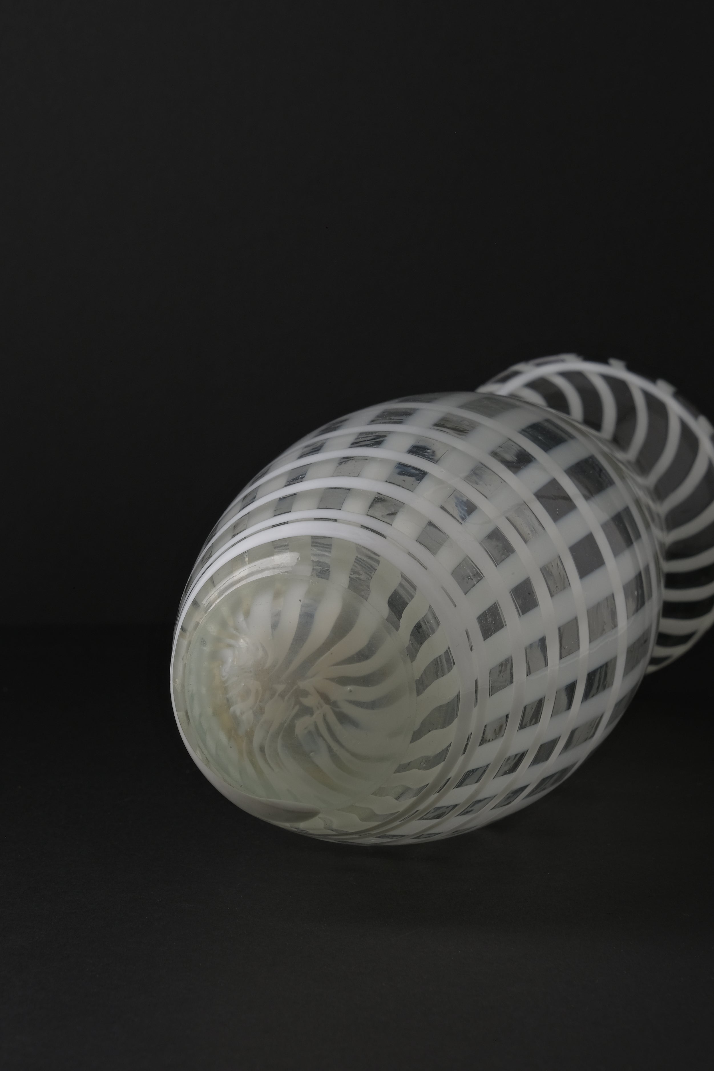 Grid Pattern Vase-Vintage-KIOSK48TH