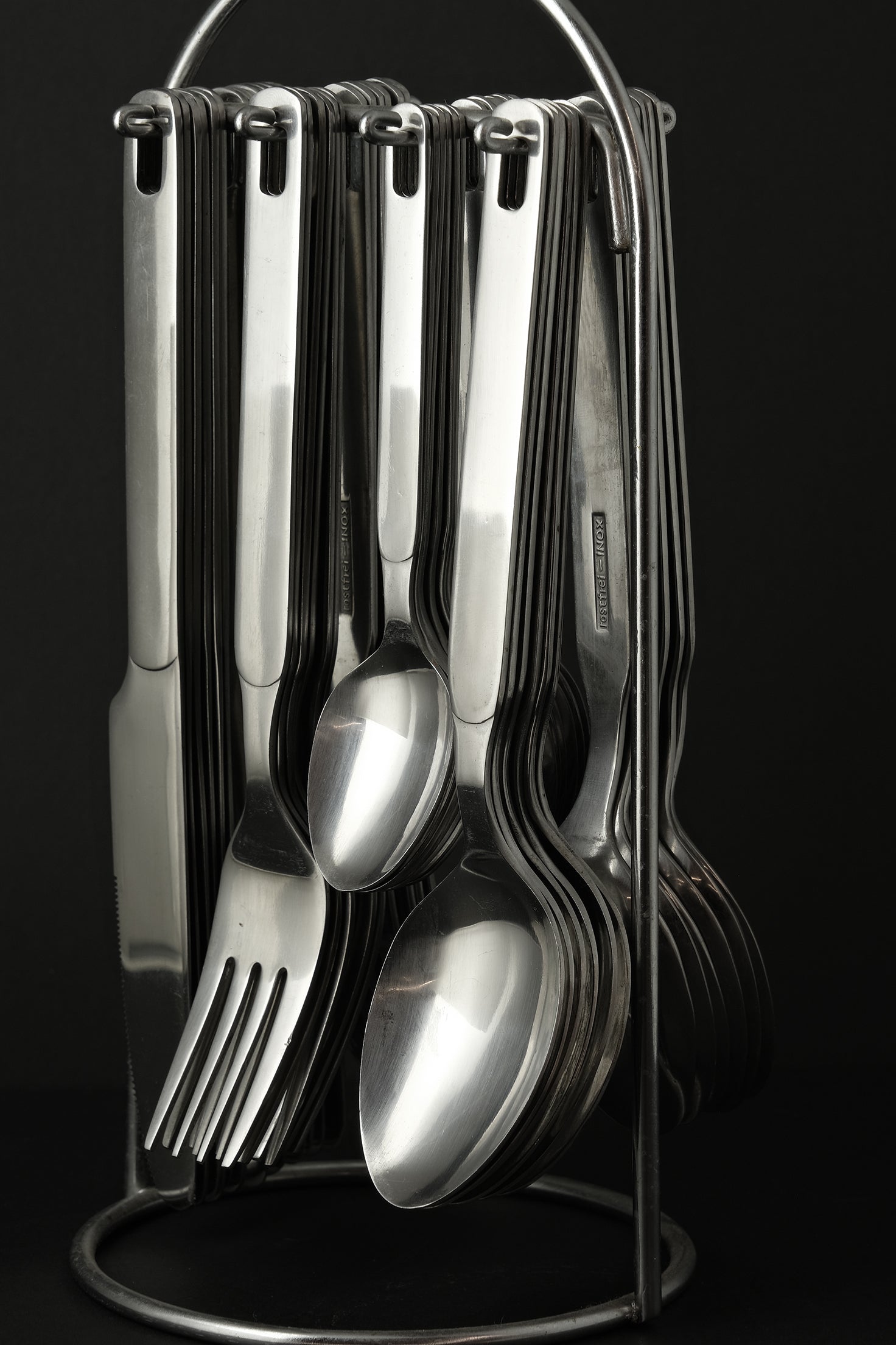 Hanging Cutlery Set 48pcs-Vintage-KIOSK48TH
