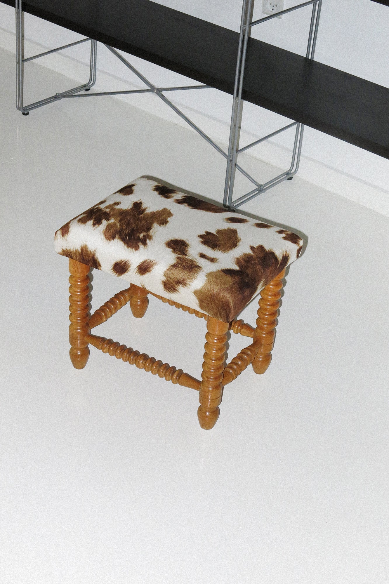 Cow Footstool