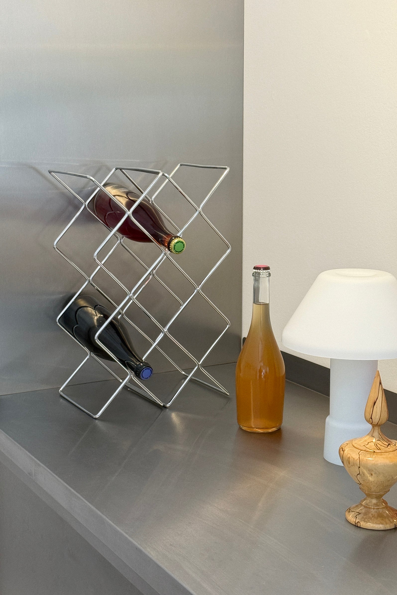 Chrome Vine Rack