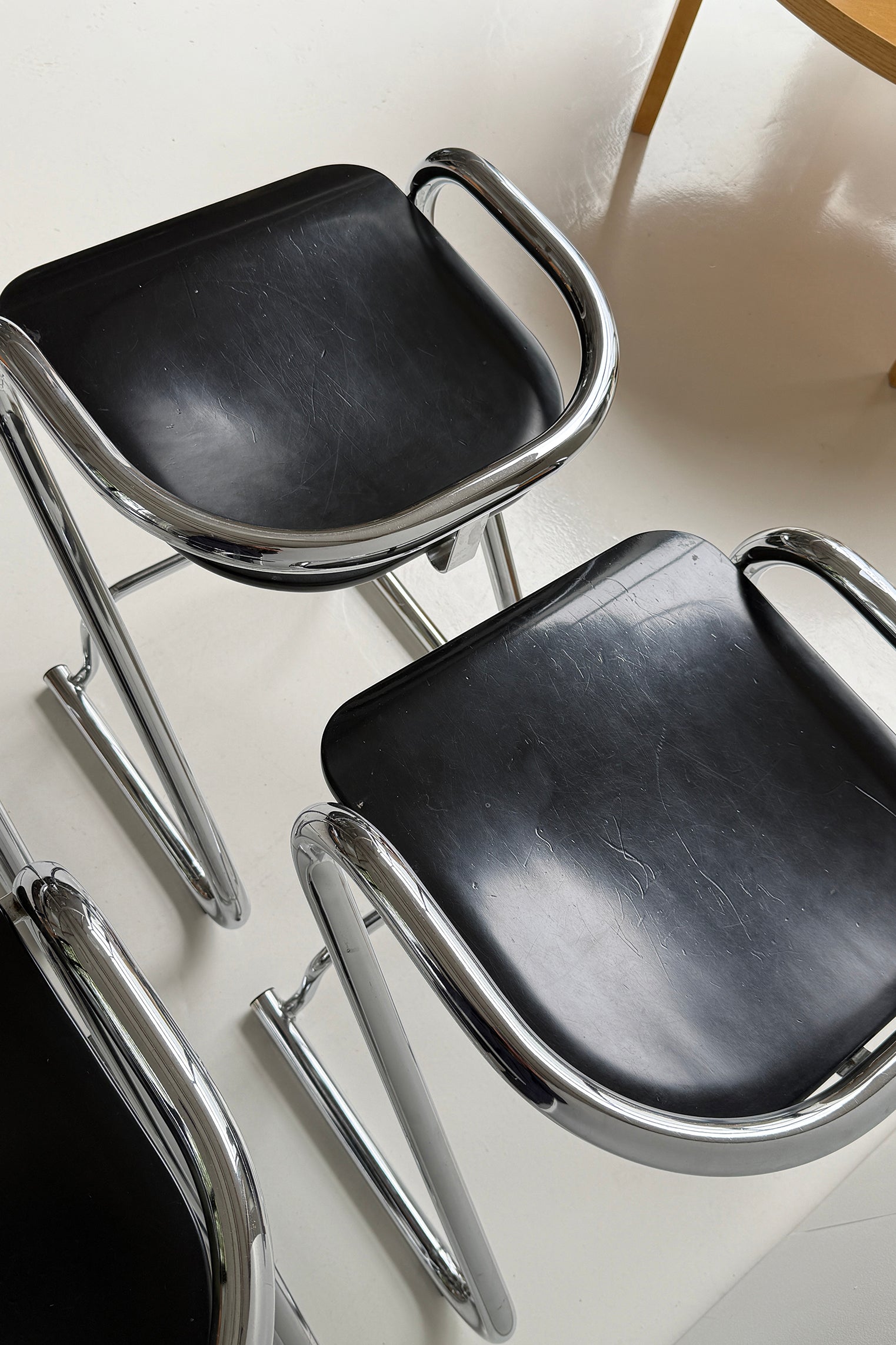 4 x S70-3 Bar Stool by Börge Lindau & Bo Lindekrantz