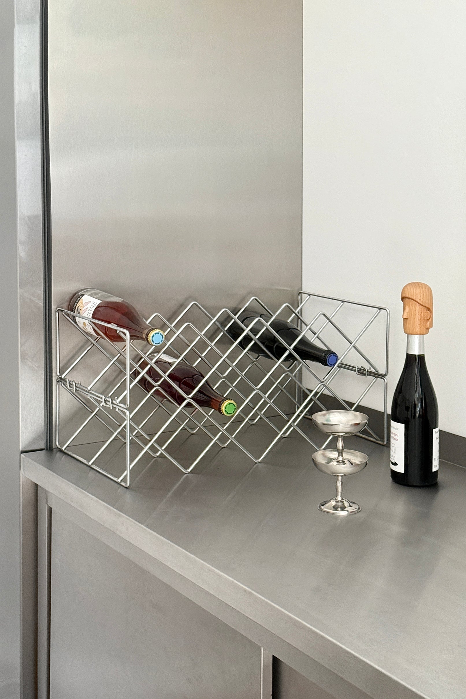 Chrome Vine Rack