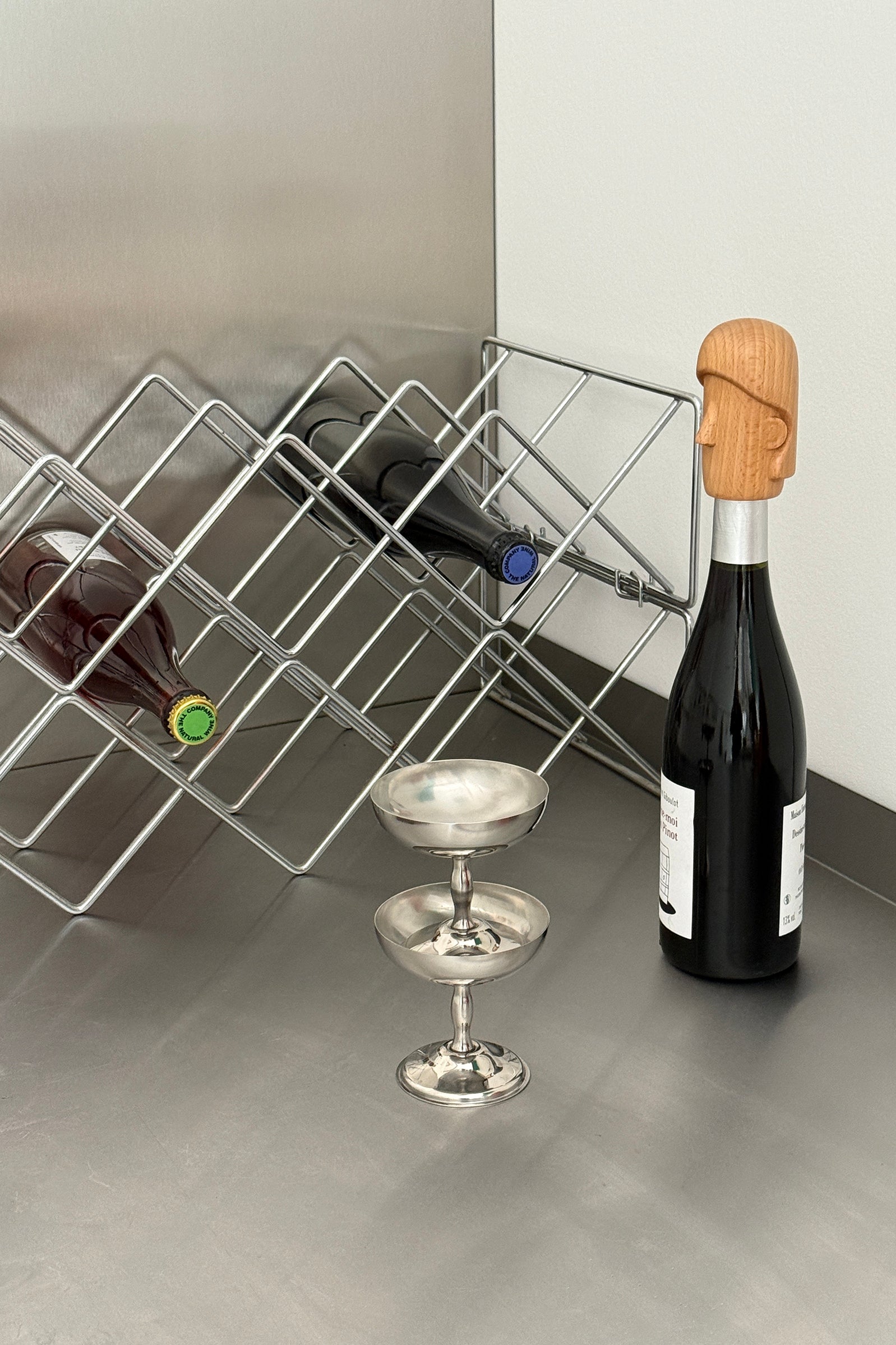Chrome Vine Rack
