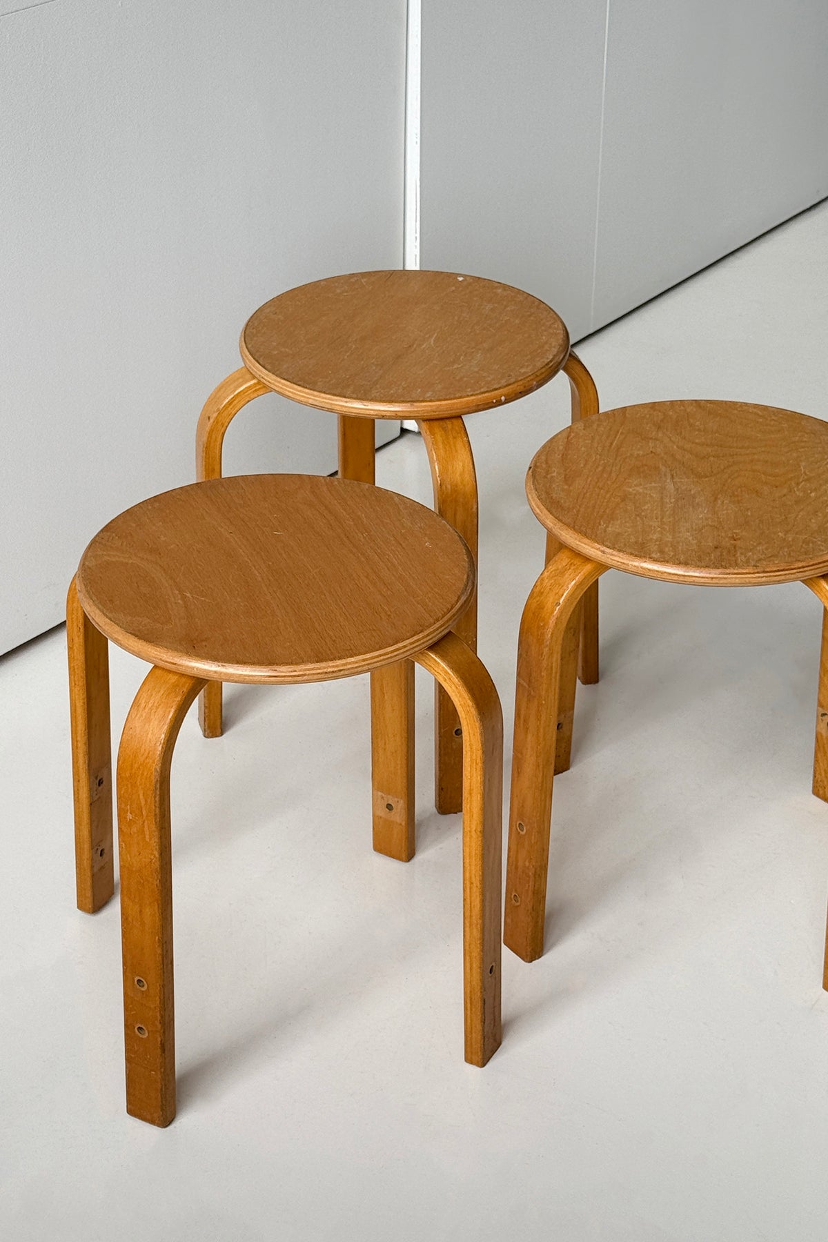3 x Beech Stool