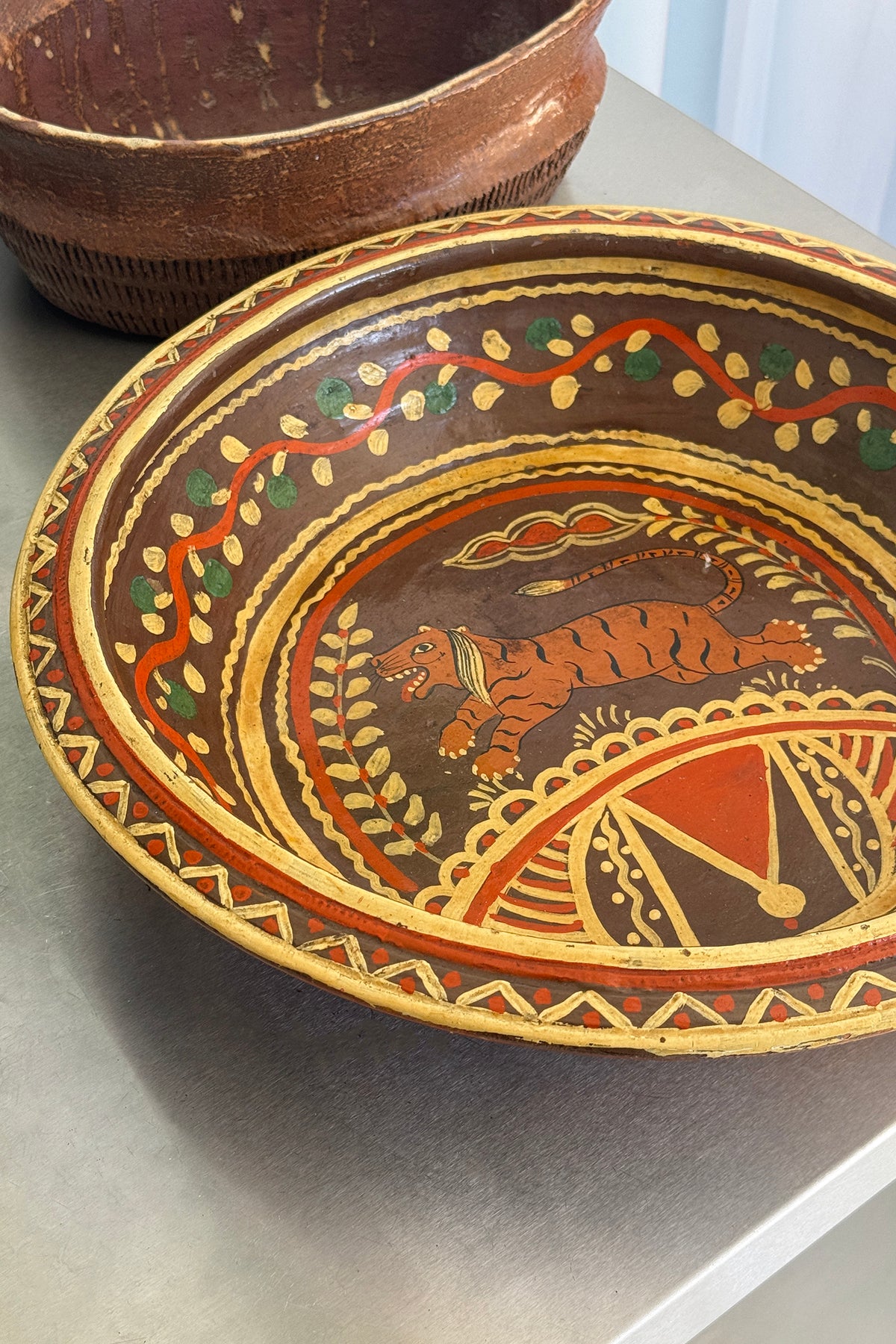 Terracotta Tiger Tray