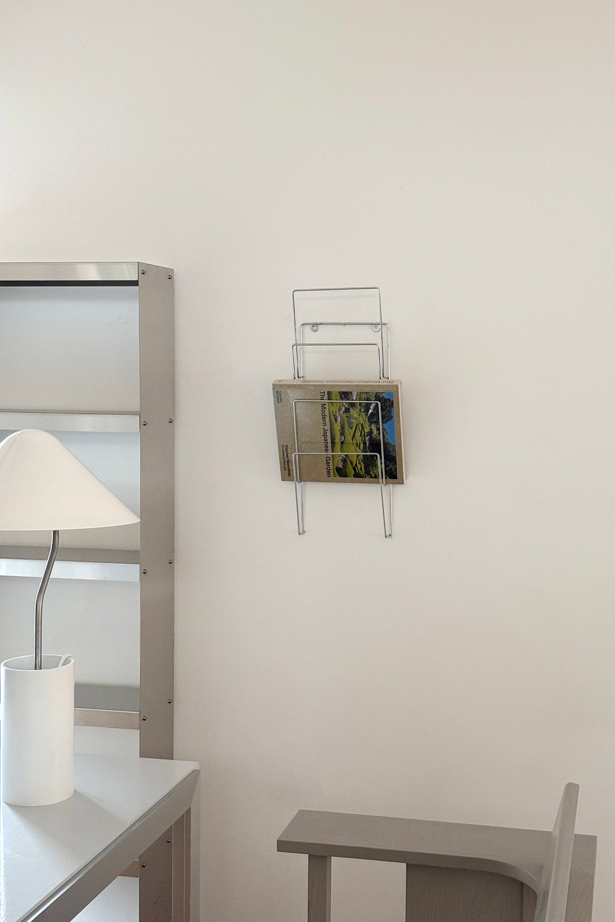 Chrome Magazine Rack