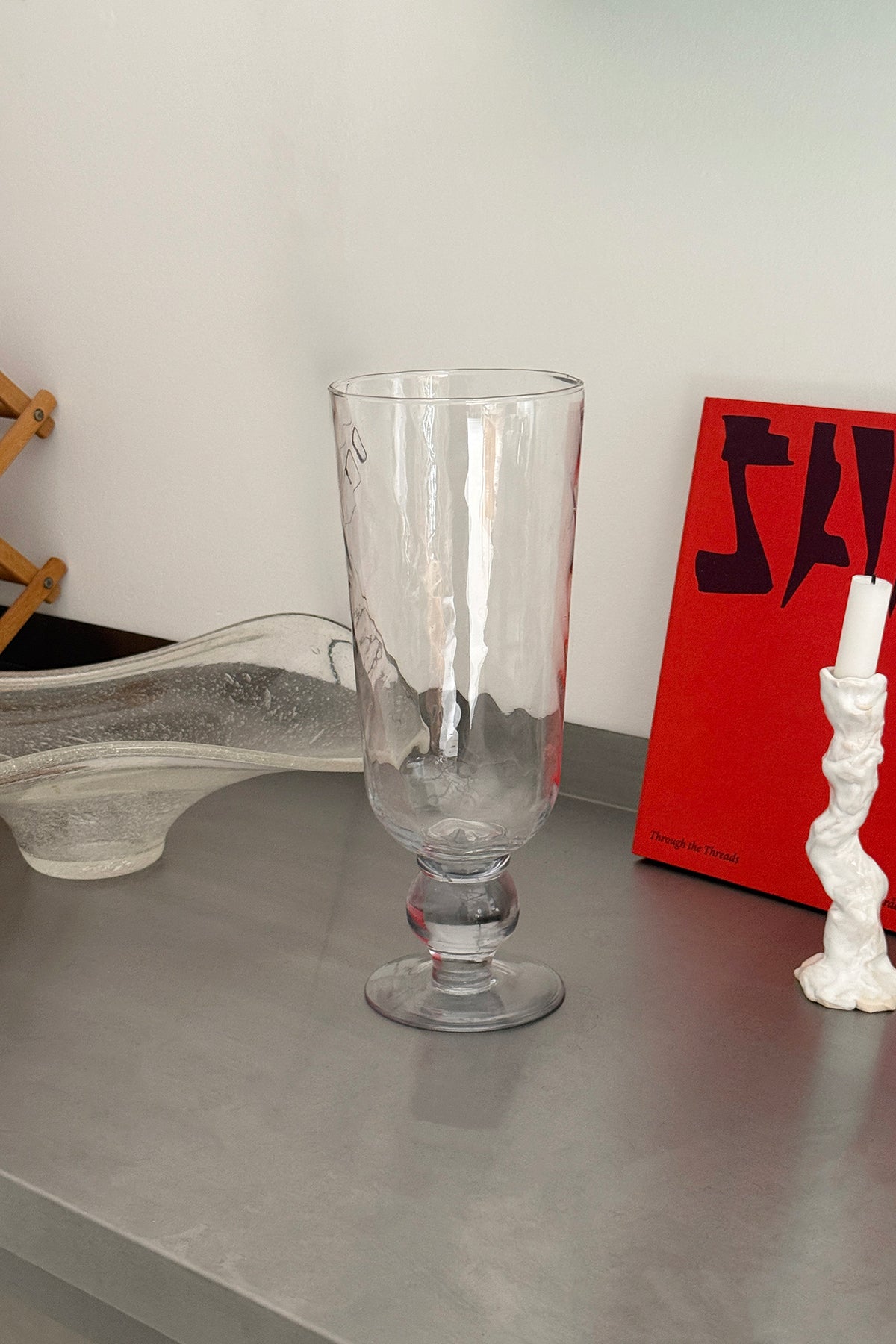 Vase På Fod 35cm