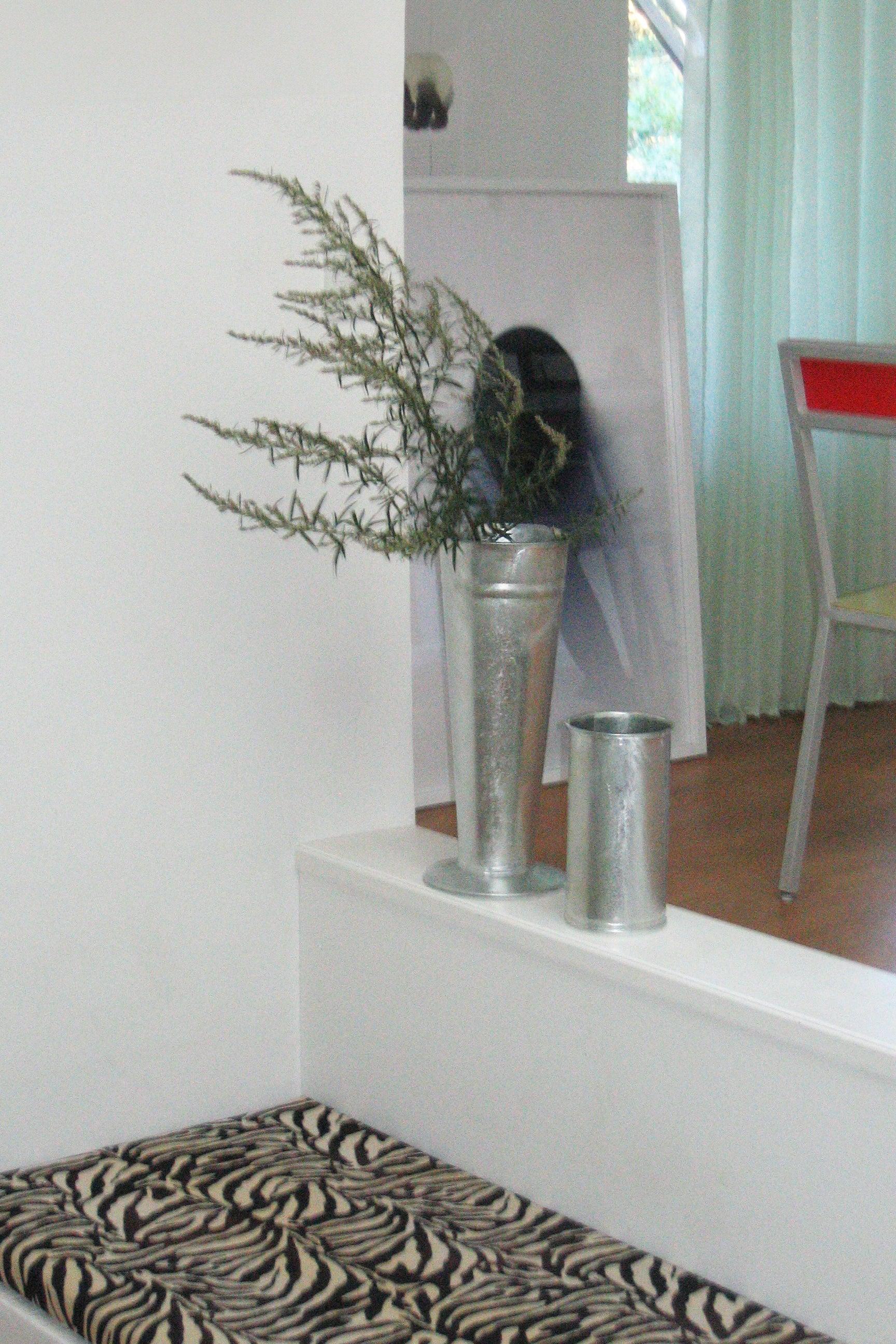 Zink Cylinder Vase 25cm-Objects-KIOSK48TH