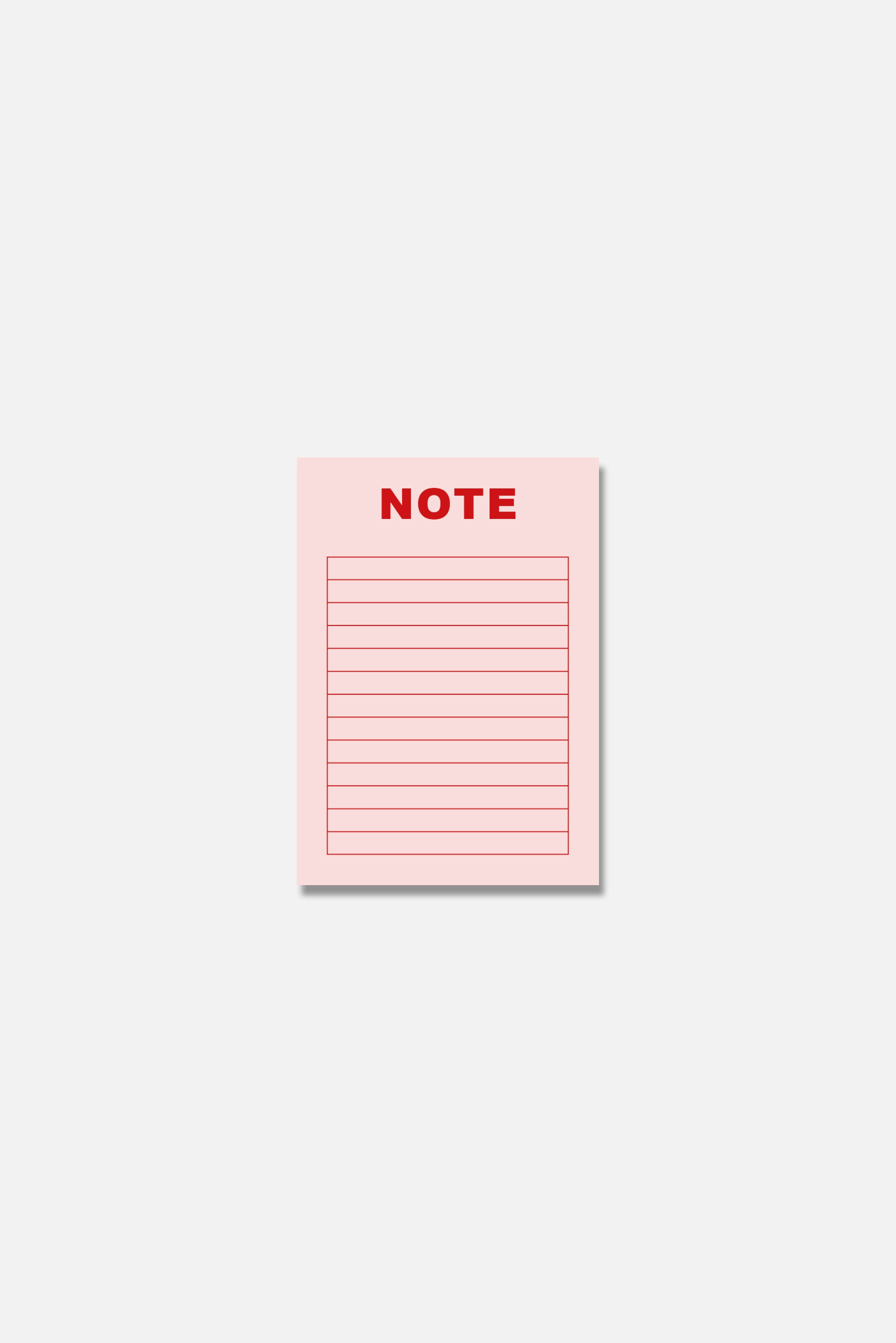 Note Pink