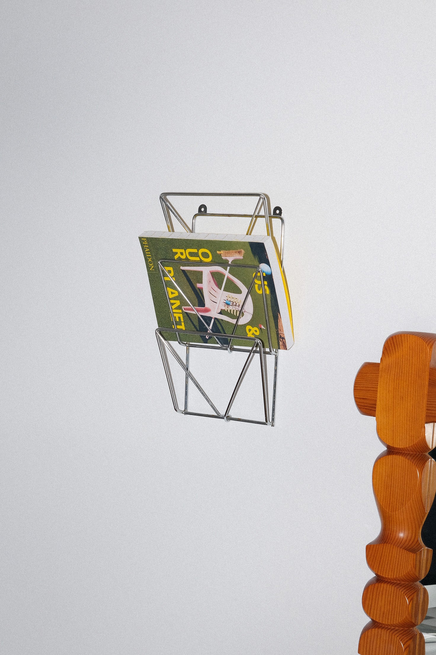 Magazine Rack Chrome-Vintage-KIOSK48TH