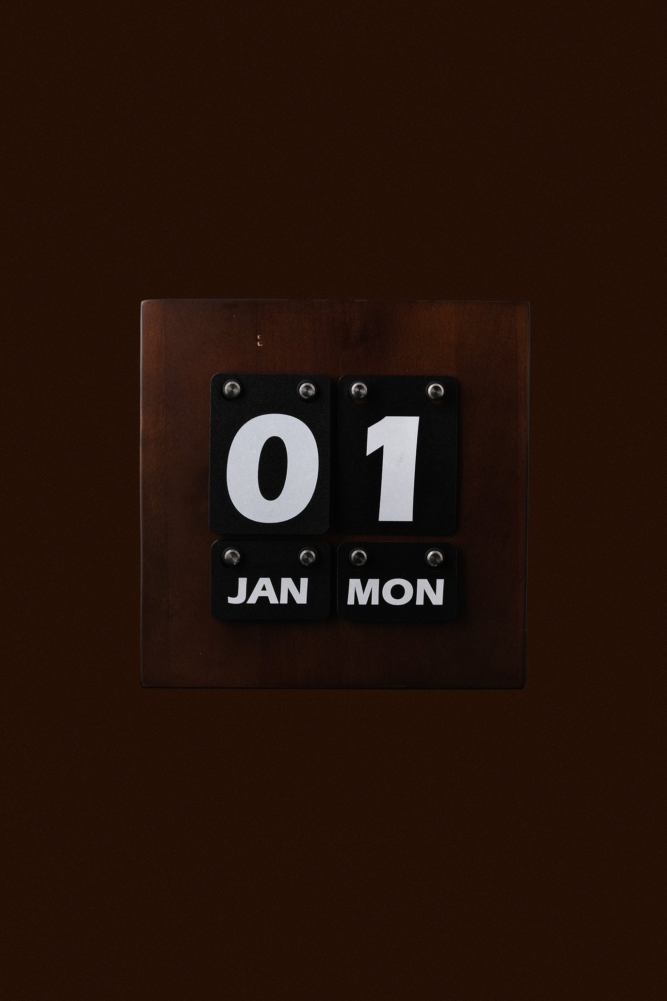 Manual Wall Calendar-Vintage-KIOSK48TH