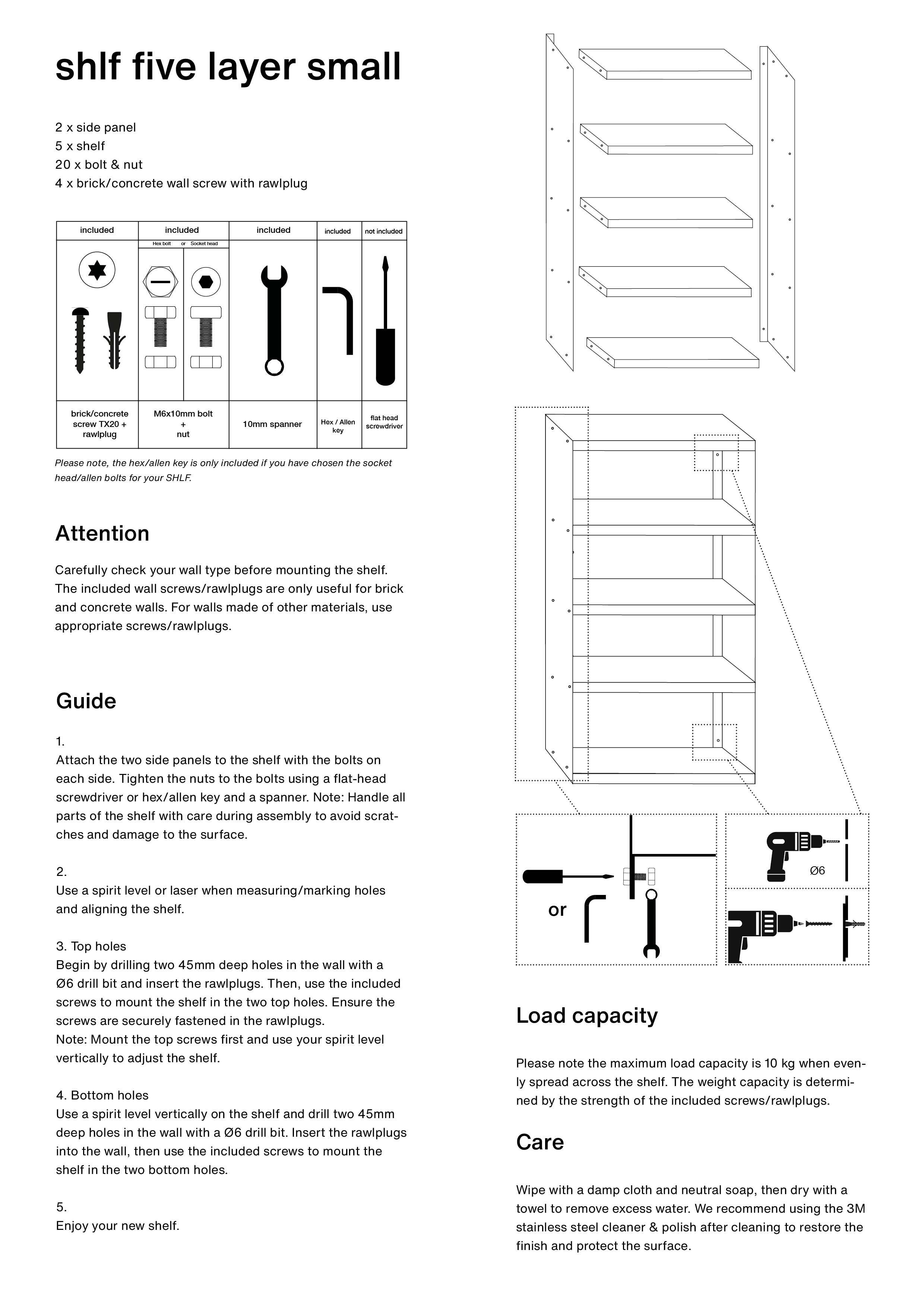 Shlf five layer small-KIOSK48TH-KIOSK48TH