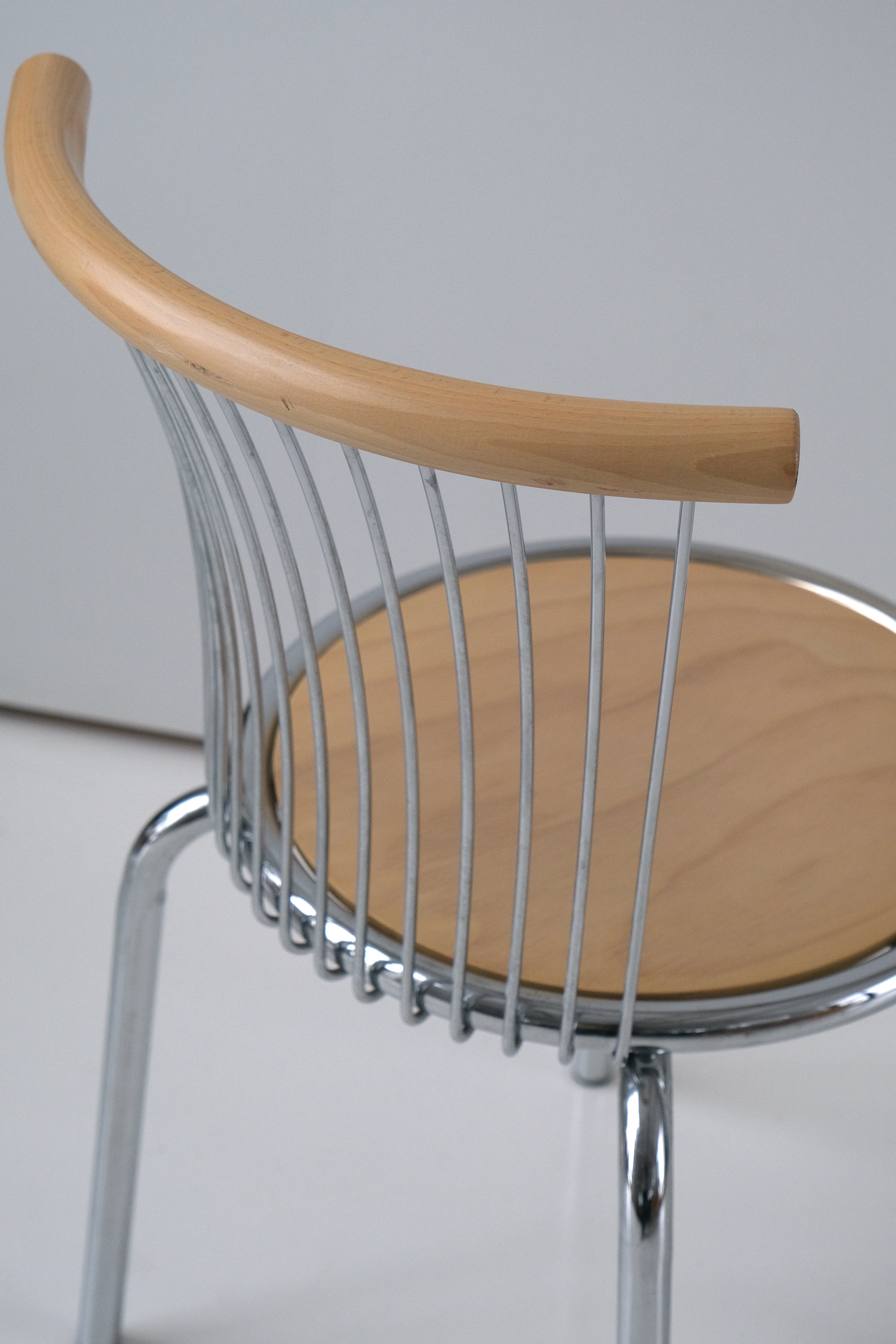 Set of 6 Chrome Chairs-Vintage-KIOSK48TH