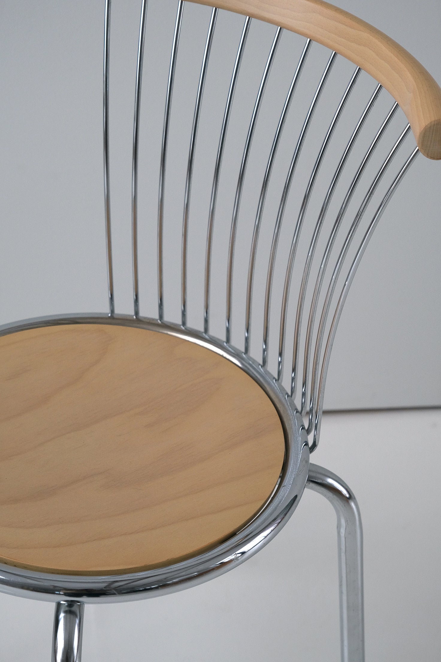 Set of 6 Chrome Chairs-Vintage-KIOSK48TH