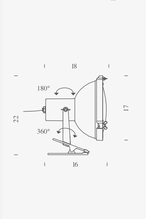 Projecteur 165 Clip Lamp / 3 colours-Nemo Lighting-KIOSK48TH