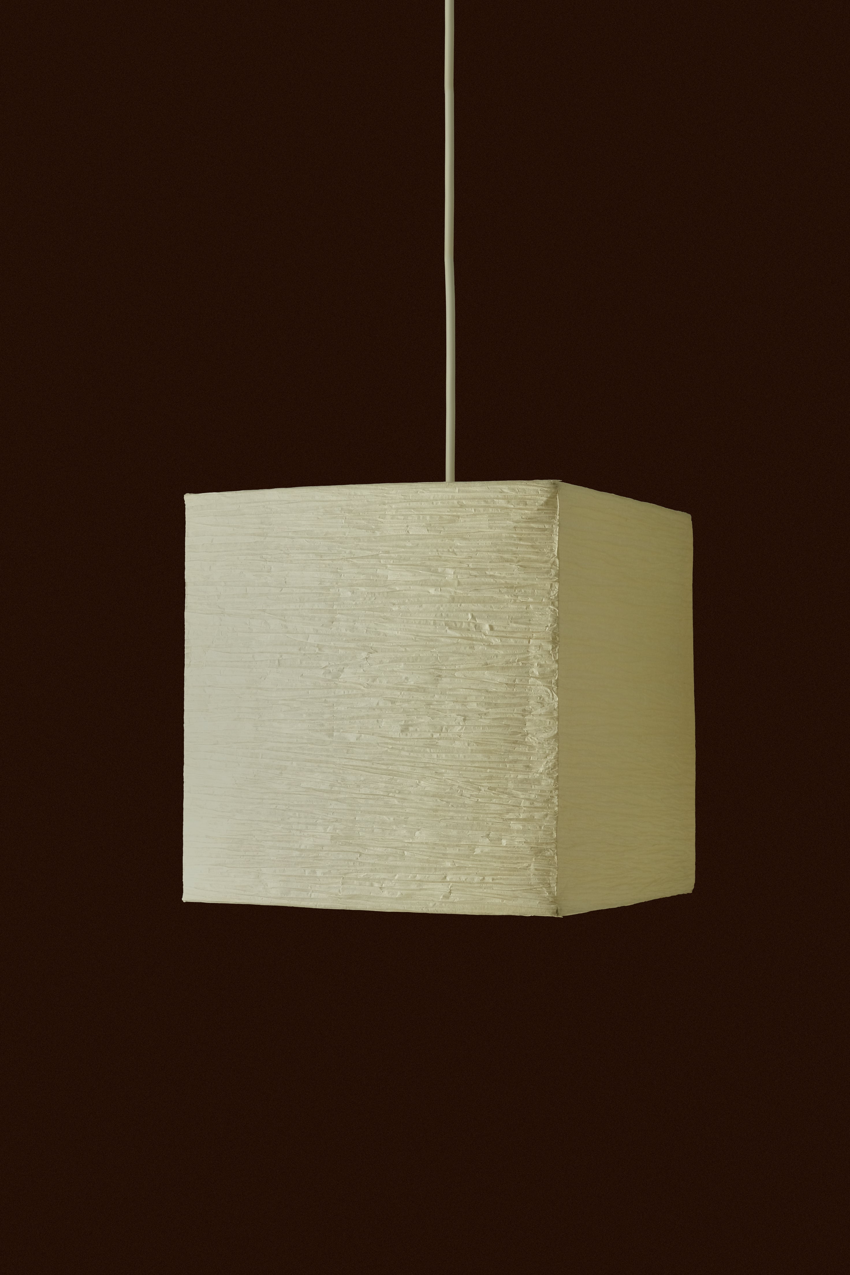 Square Paper Ceiling Lamp-Vintage-KIOSK48TH