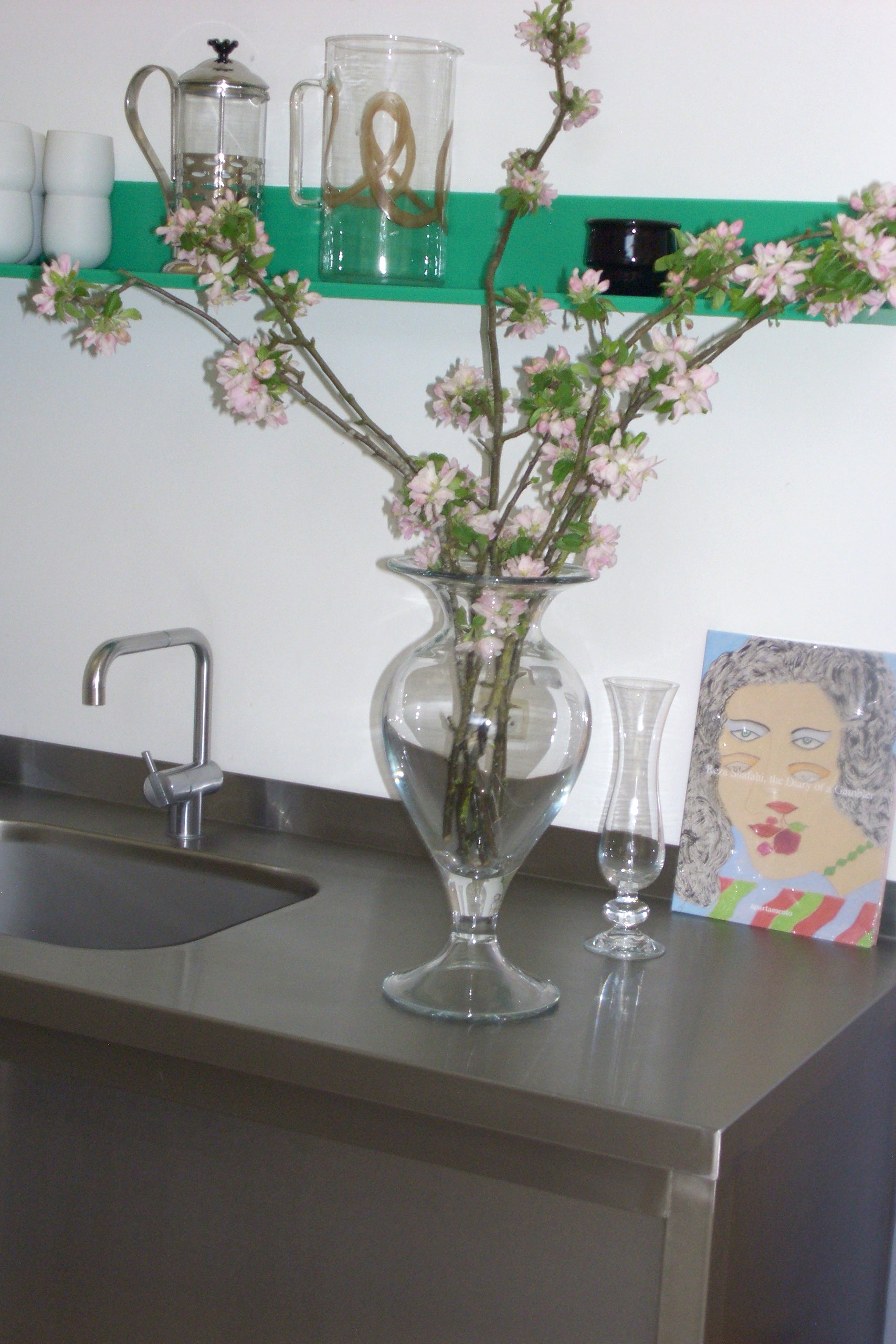 Tall Footed Vase-Vintage-KIOSK48TH