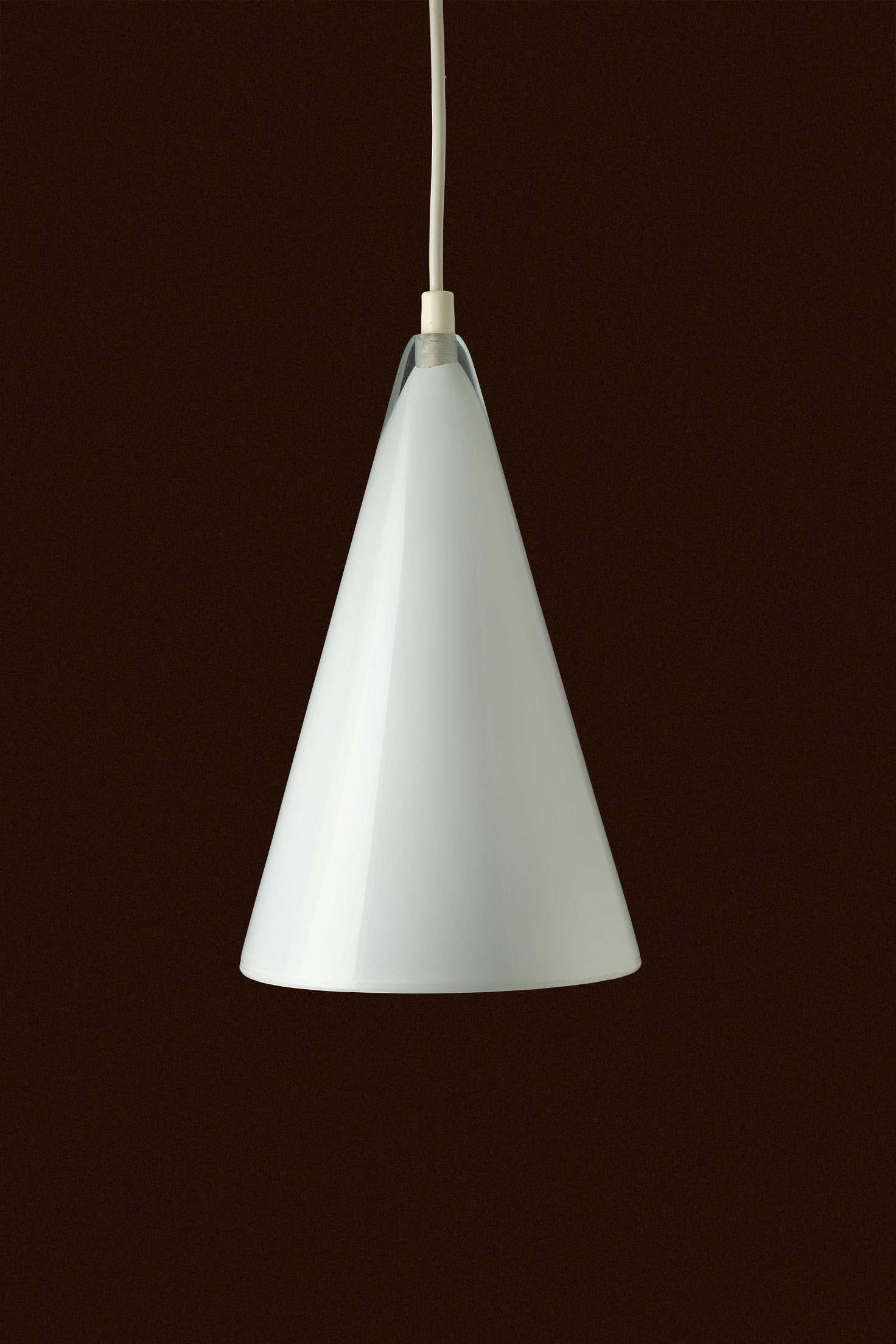 Triangular Glass Pendant-Vintage-KIOSK48TH