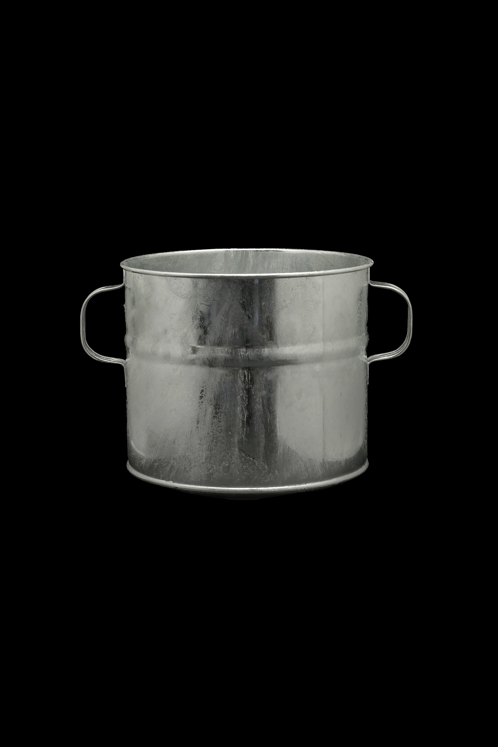 Zink Plant Pot 25cm-Objects-KIOSK48TH